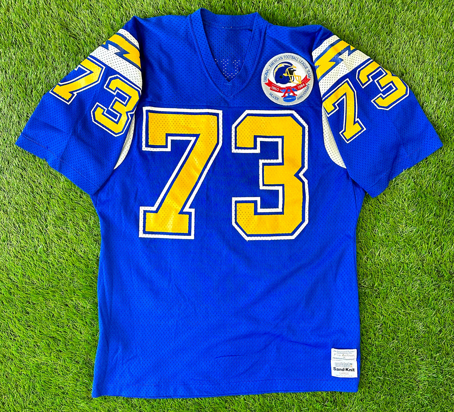 San Diego Chargers 1984 Keith Guthrie NFL Football Jersey (Large)