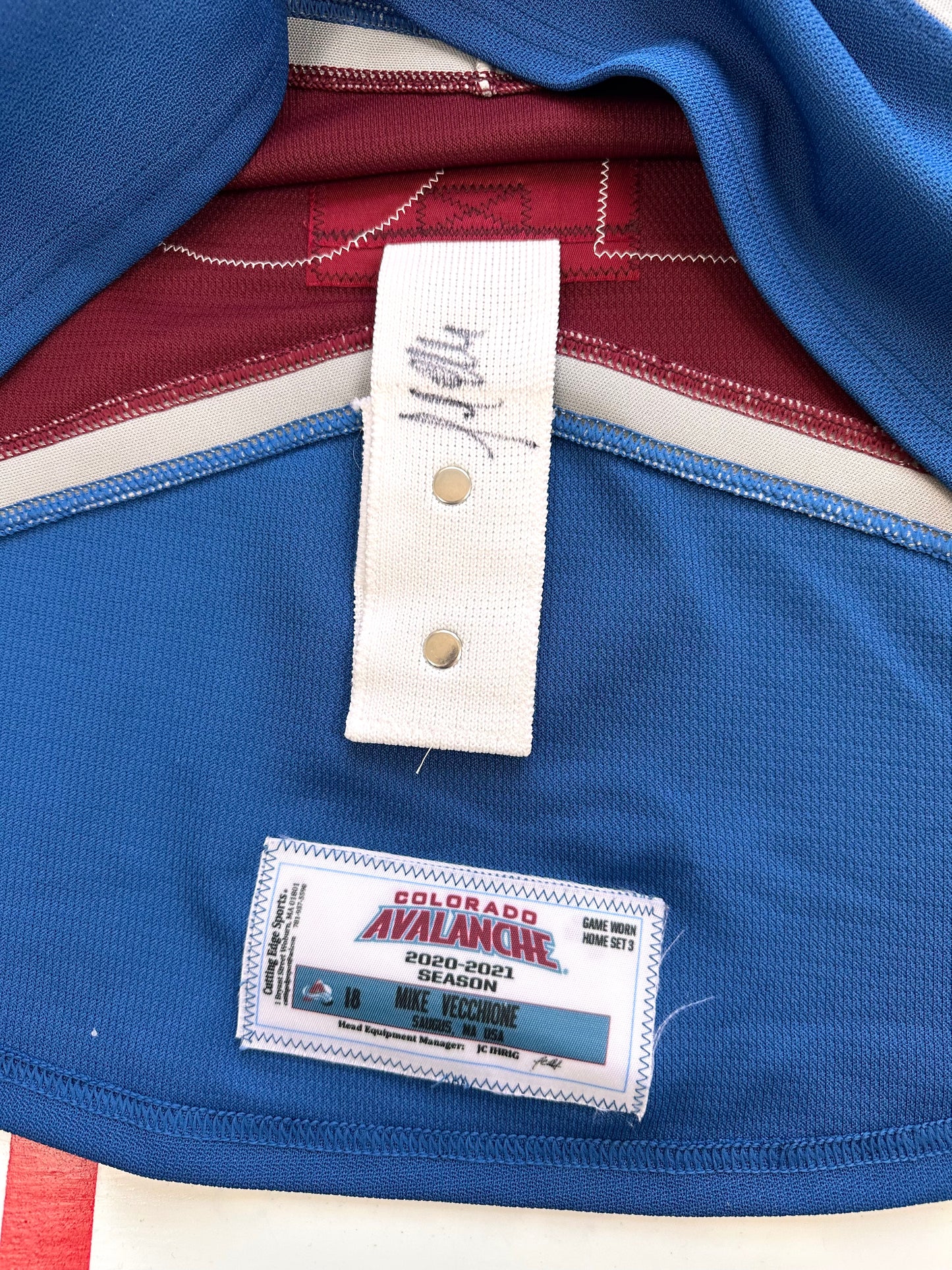 Colorado Avalanche 2021 Alex Newhook NHL Hockey Jersey (54/XL)