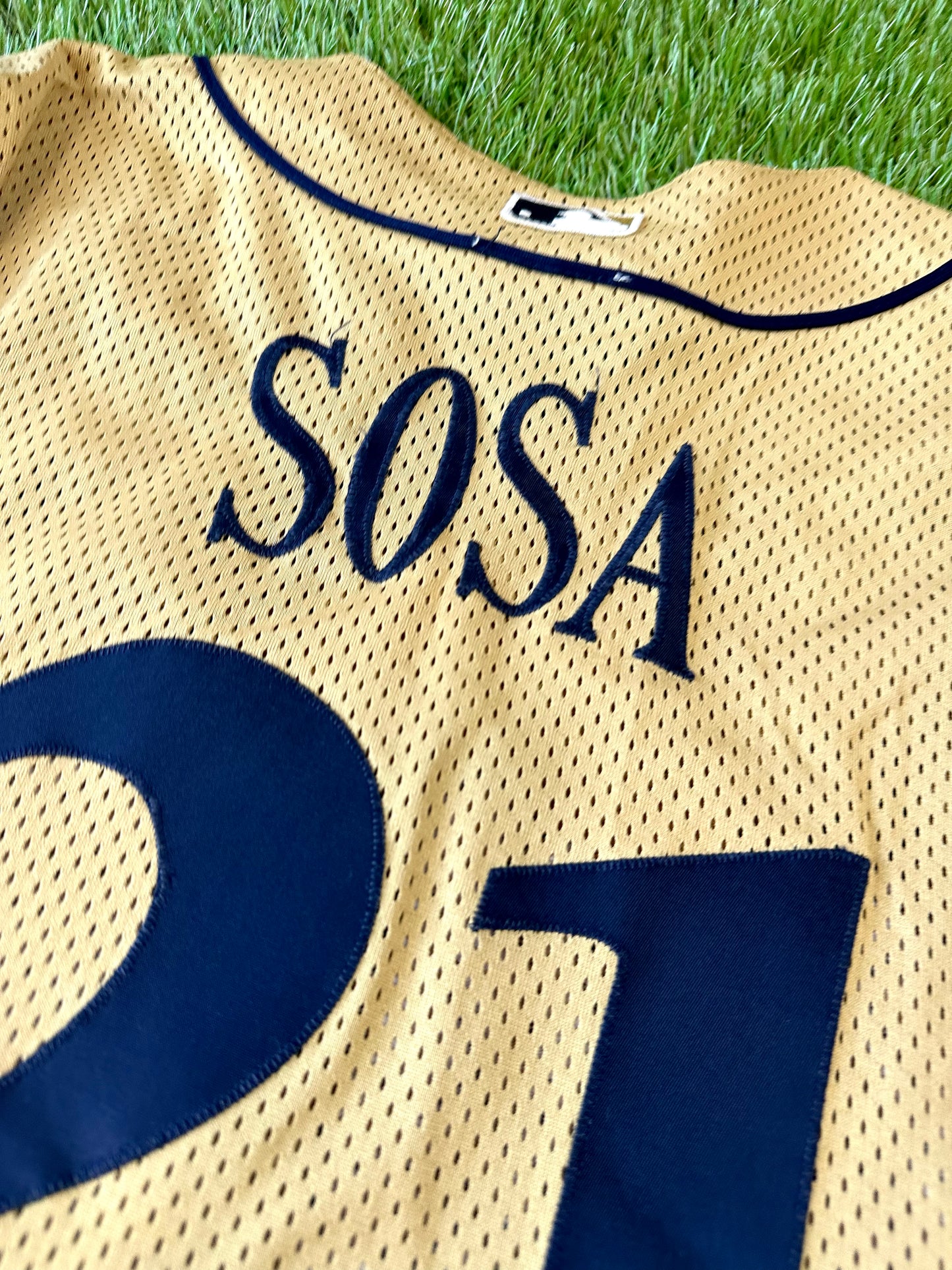 Sammy Sosa 2002 Home Run Derby Chicago Cubs MLB Baseball Jersey (Large)