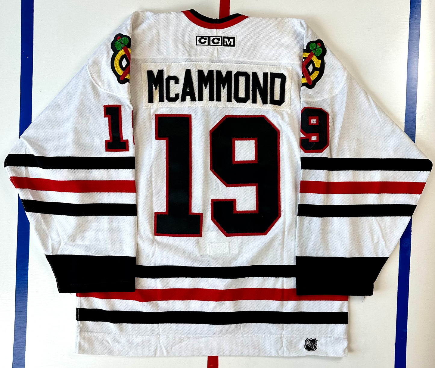 Chicago Blackhawks 2000-2001 Dean Mcammond Game Worn NHL Hockey Jersey (52/XL)