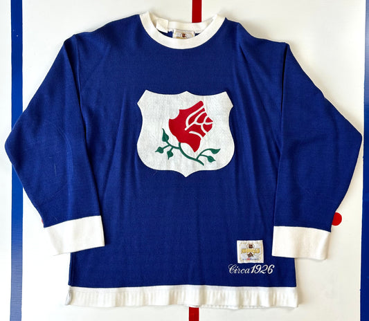 Portland Rosebuds 1926 Wool Sweater NHL Hockey Jersey (Large/XL)