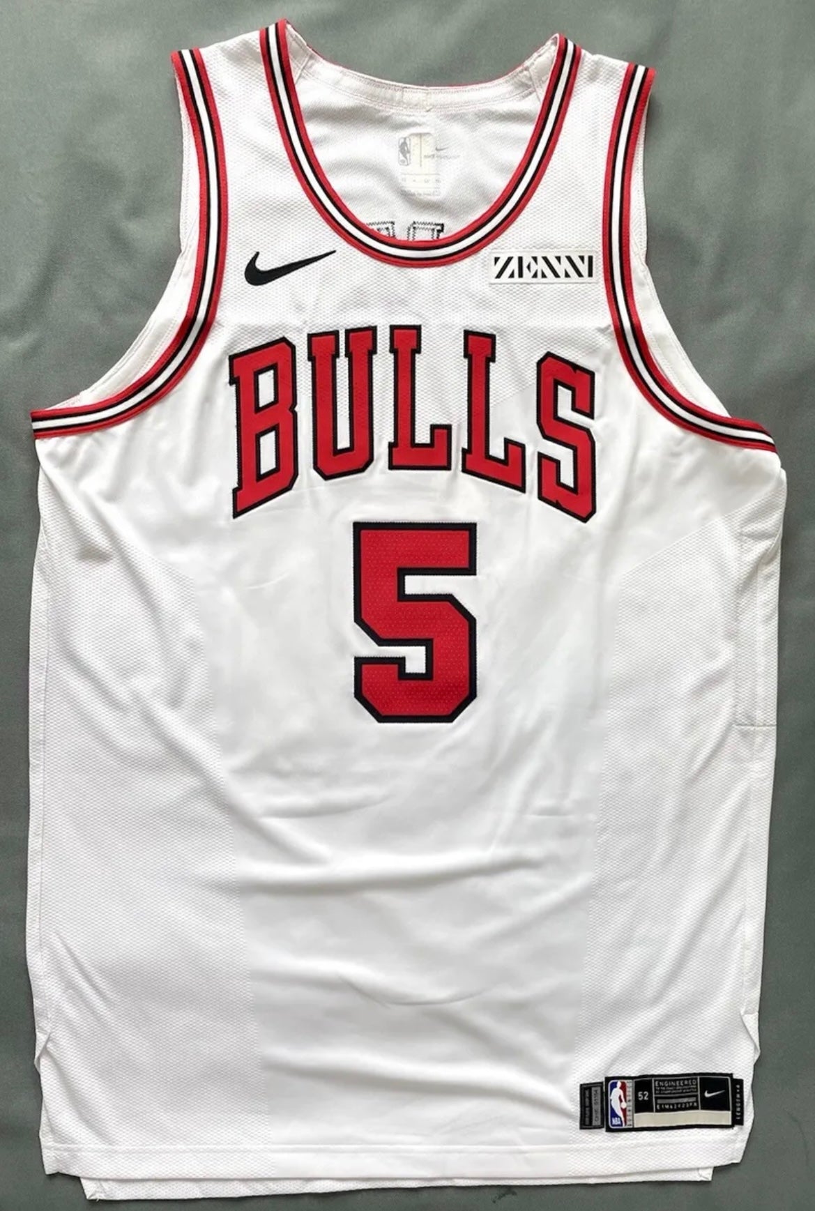 Chicago Bulls Bobby Portis 2018-19 Game Worn NBA Basketball Jersey (52/XXL)