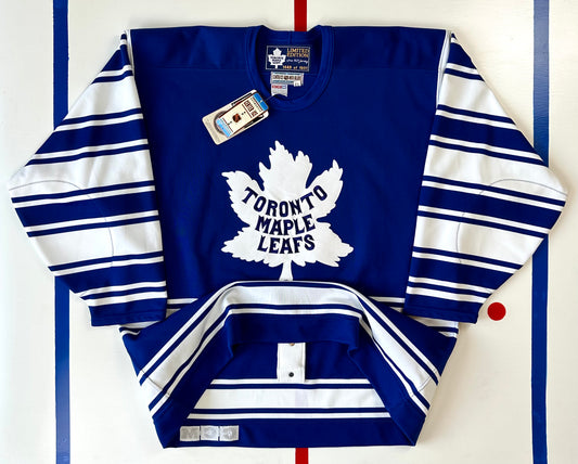 Toronto Maple Leafs 1996-1997 Felix Potvin Maple Leaf Gardens 65th Anniversary NHL Hockey Jersey (52/XL)