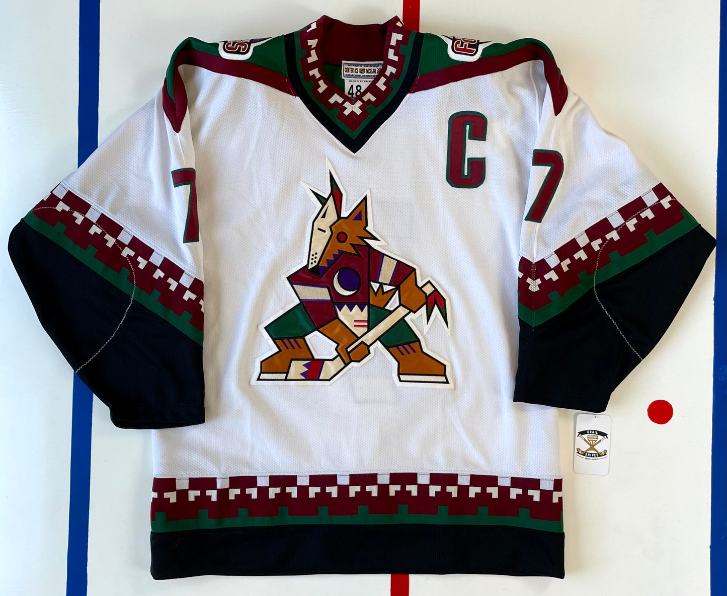 Phoenix Coyotes 1996-1999 Keith Tkachuk Hockey Jersey (48/Medium)