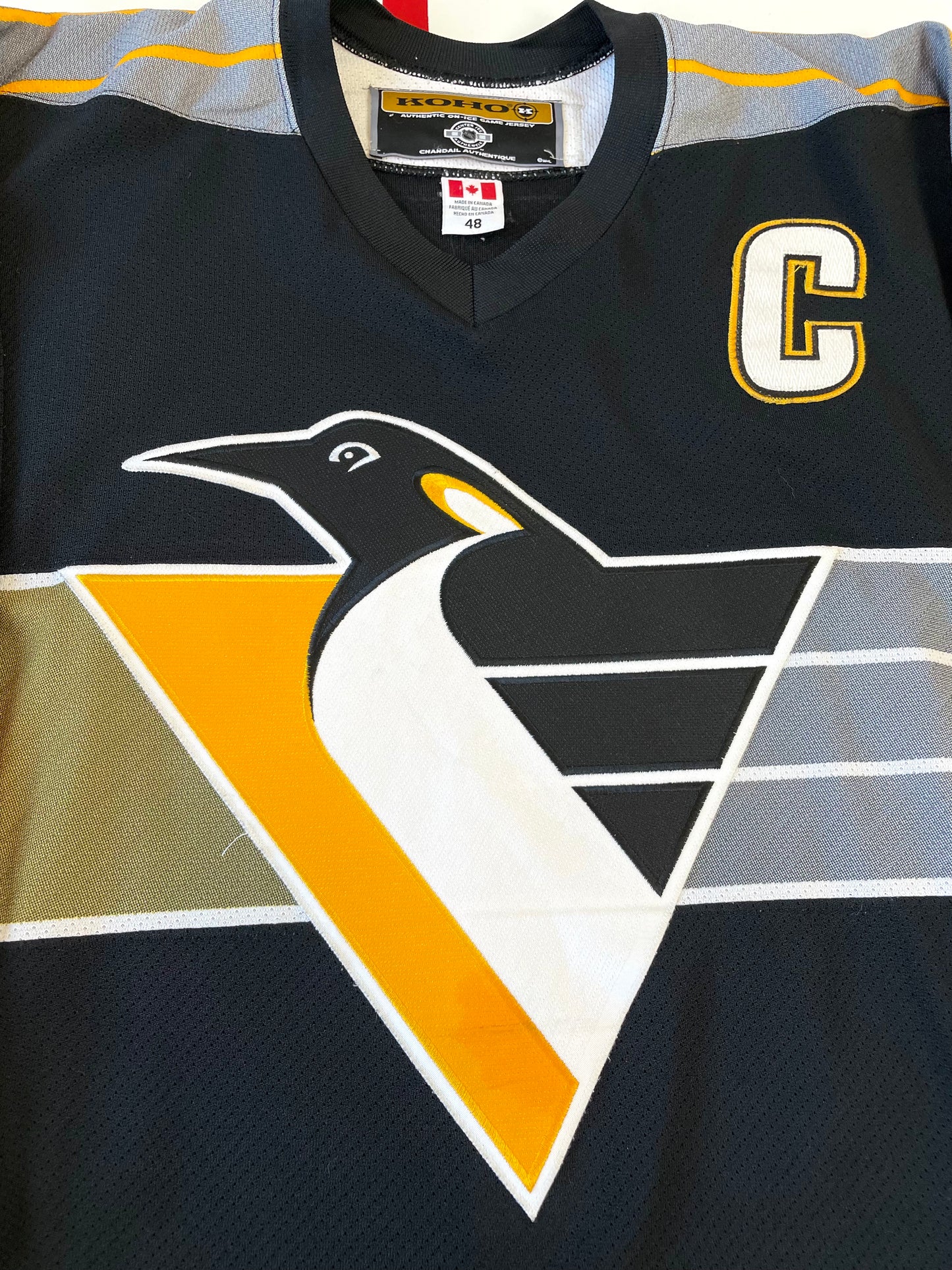 Pittsburgh Penguins 2001-02 Mario Lemieux Hockey Jersey (48/Large)