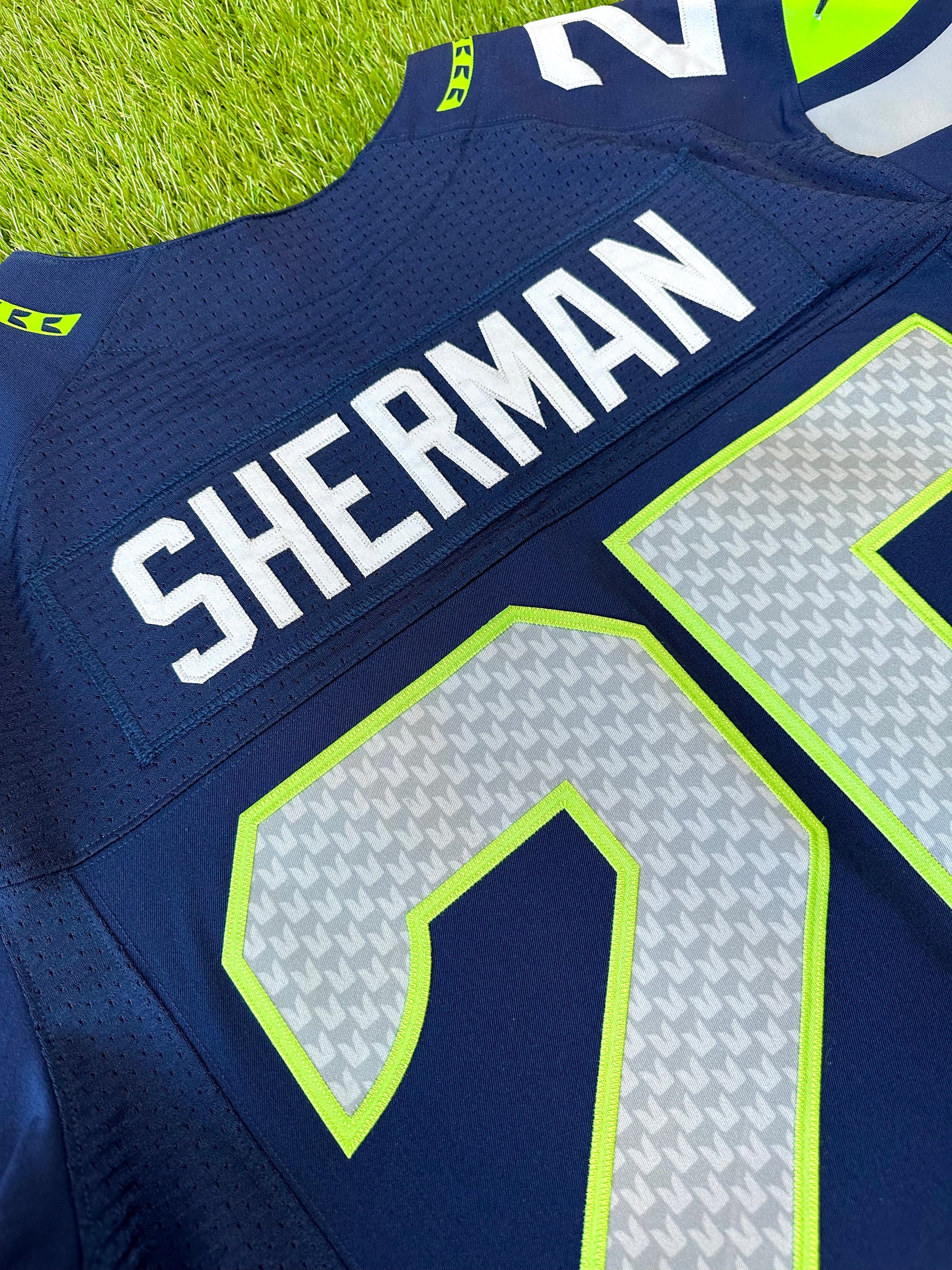 Seattle Seahawks Richard Sherman 2014 Super Bowl XLIX NFL Football Jer –  Grail Snipes