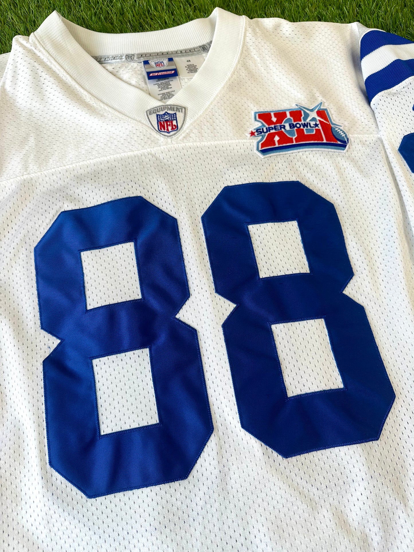 Indianapolis Colts 2006-2007 Marvin Harrison Super Bowl XLI NFL Football Jersey (48/Large)