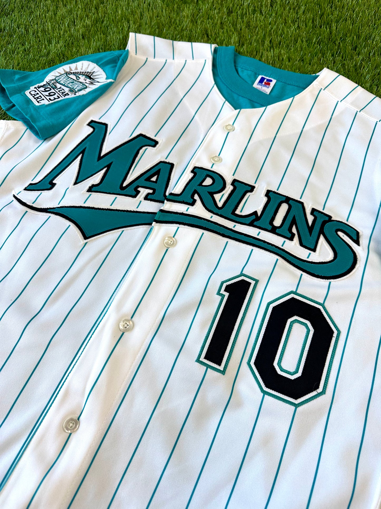 Florida Marlins 1993 Gary Sheffield Alternate Vest MLB Baseball Jersey (44/Large)