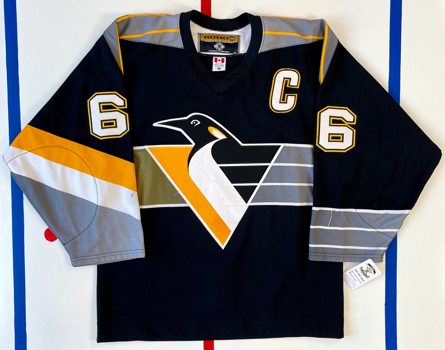 Pittsburgh Penguins 2001-02 Mario Lemieux Hockey Jersey (48/Large)