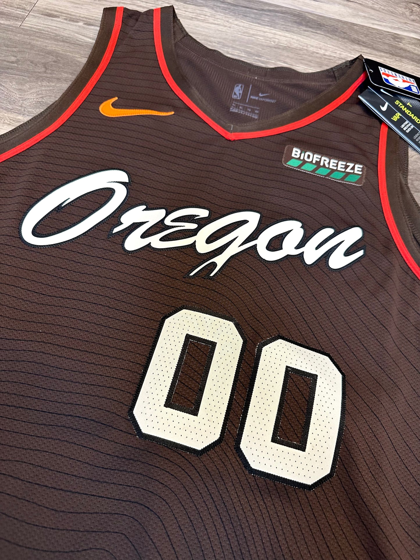 Portland Trail Blazers Carmelo Anthony 2020-2021 Oregon City Edition NBA Basketball Jersey (52/XL)