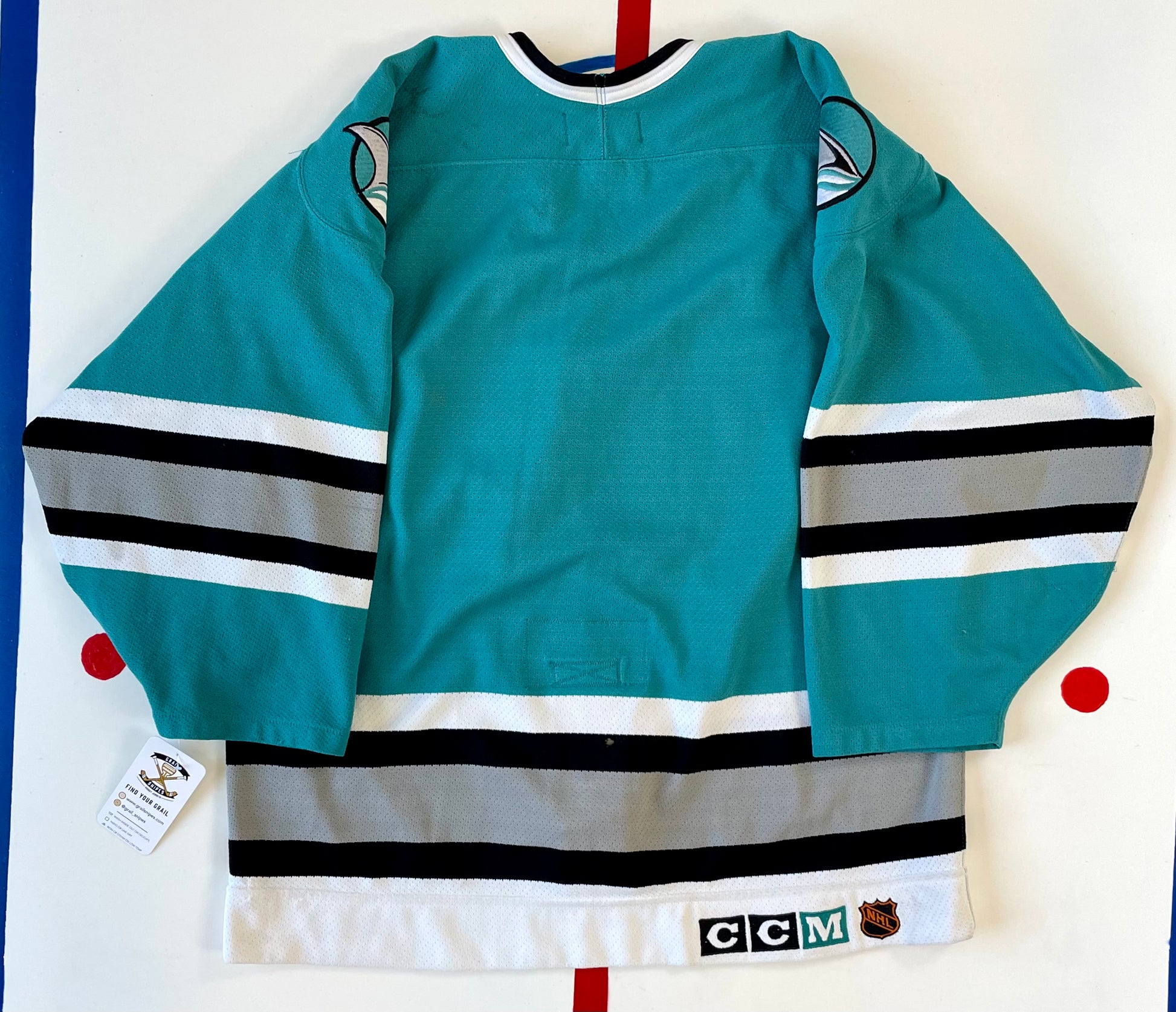90s San Jose Sharks CCM Hockey Jersey - 5 Star Vintage