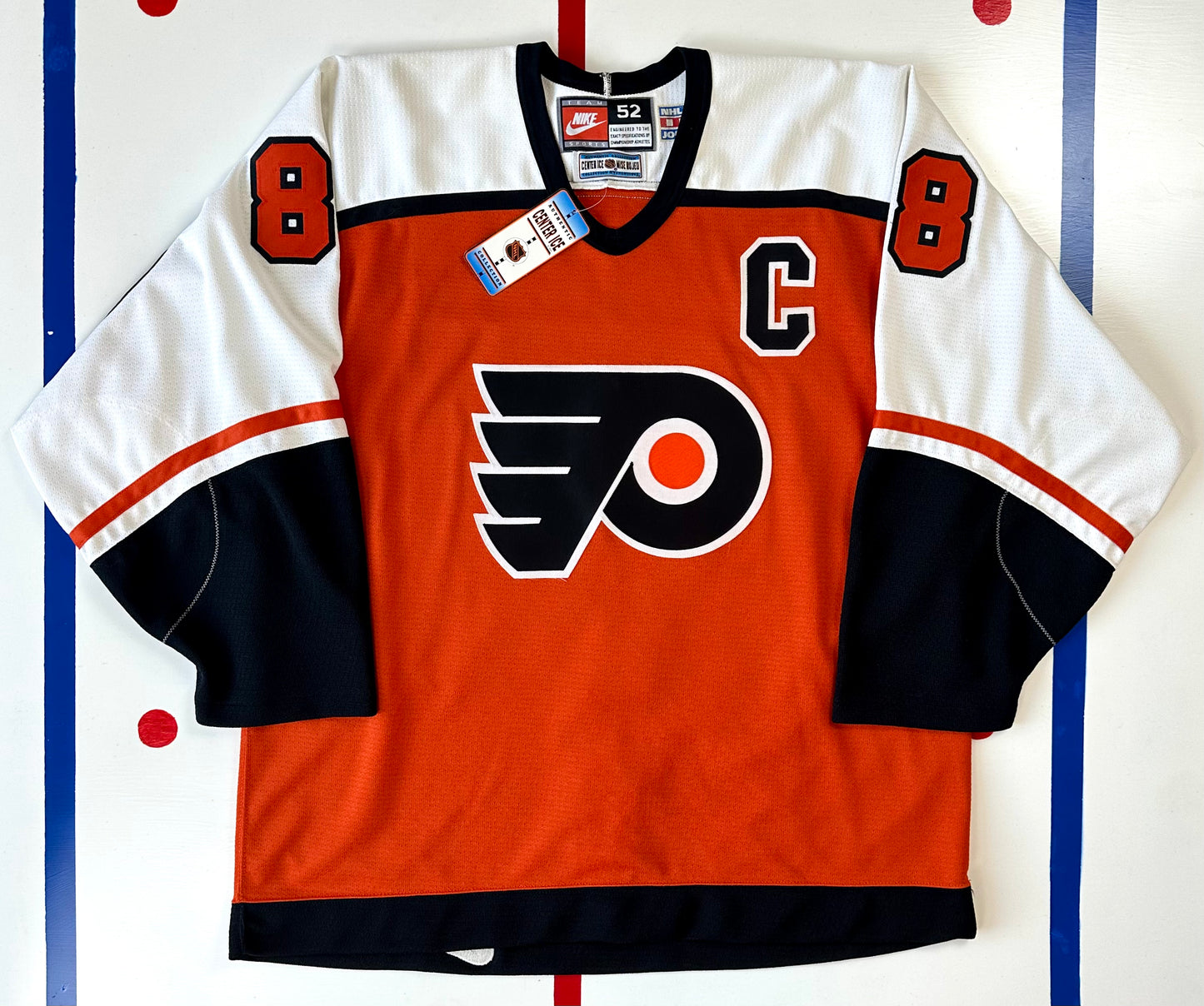 Philadelphia Flyers 1996-1999 Eric Lindros NHL Hockey Jersey (52/XL)
