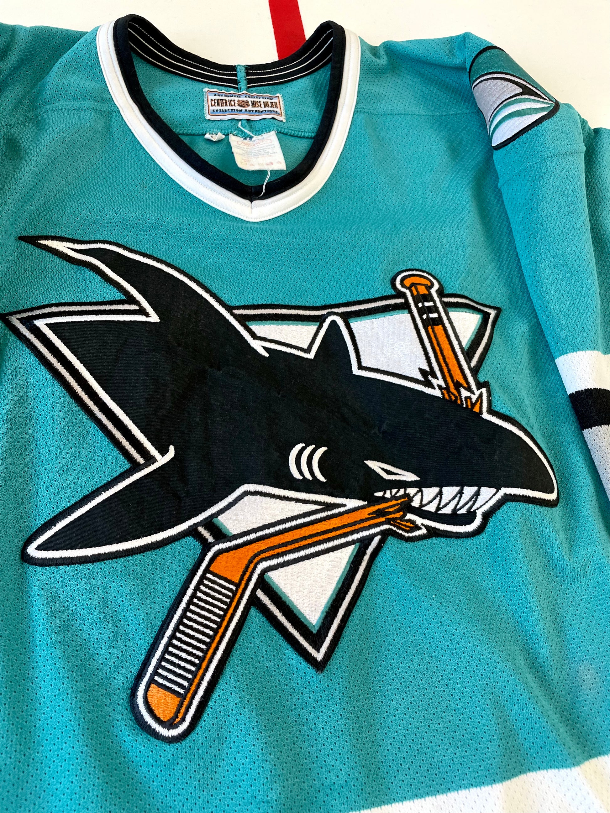 San Jose Sharks 1991-1996 Hockey Jersey (44/Medium) – Grail Snipes