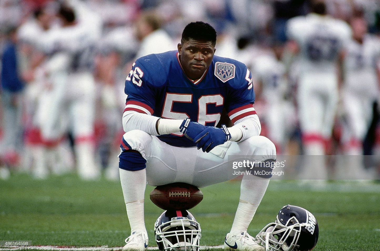 New York Giants Lawrence Taylor 1990 Super Bowl XXV Football Jersey (XL)