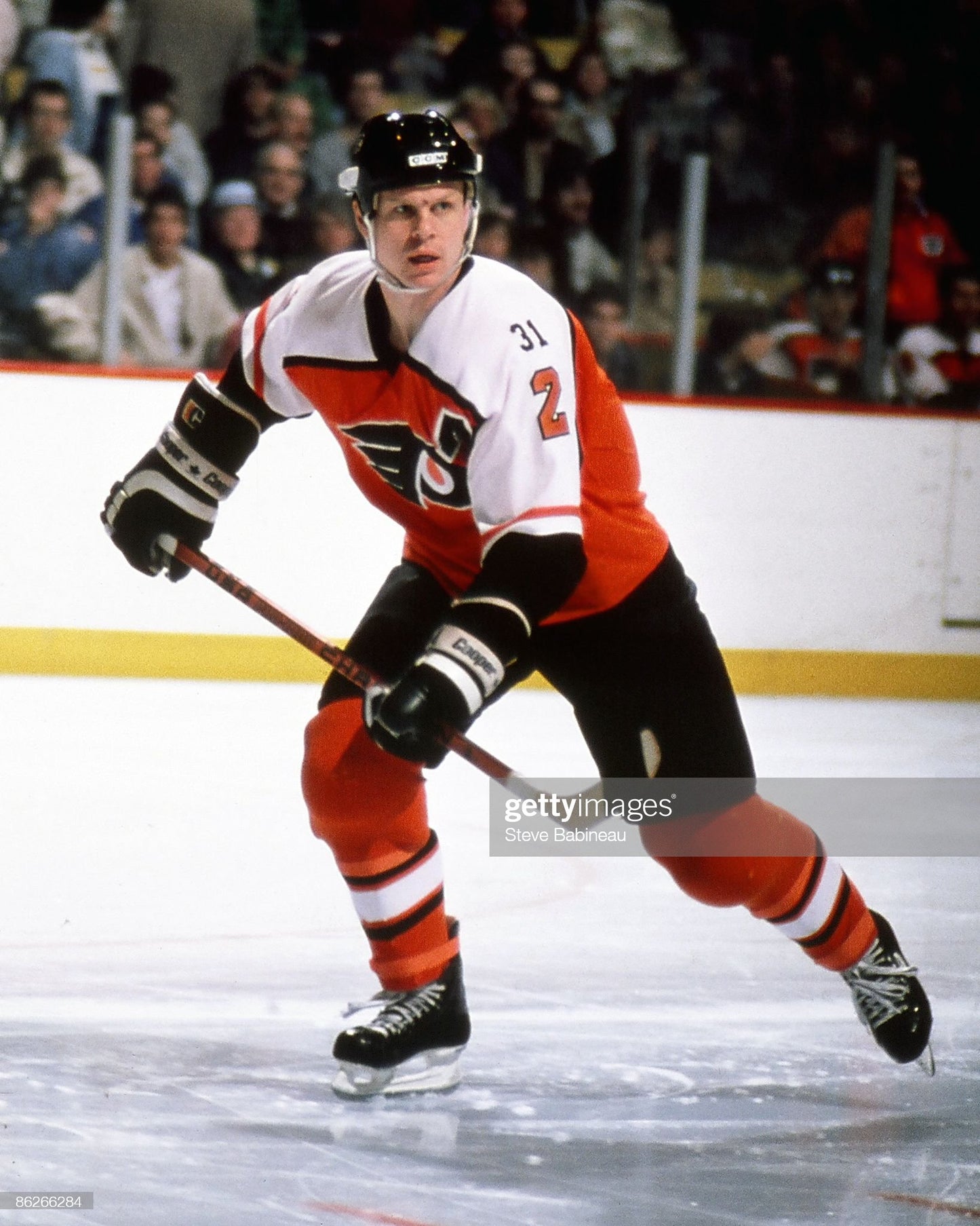 1986-87 Philadelphia Flyers Hockey Media Guide-----Mark Howe EX