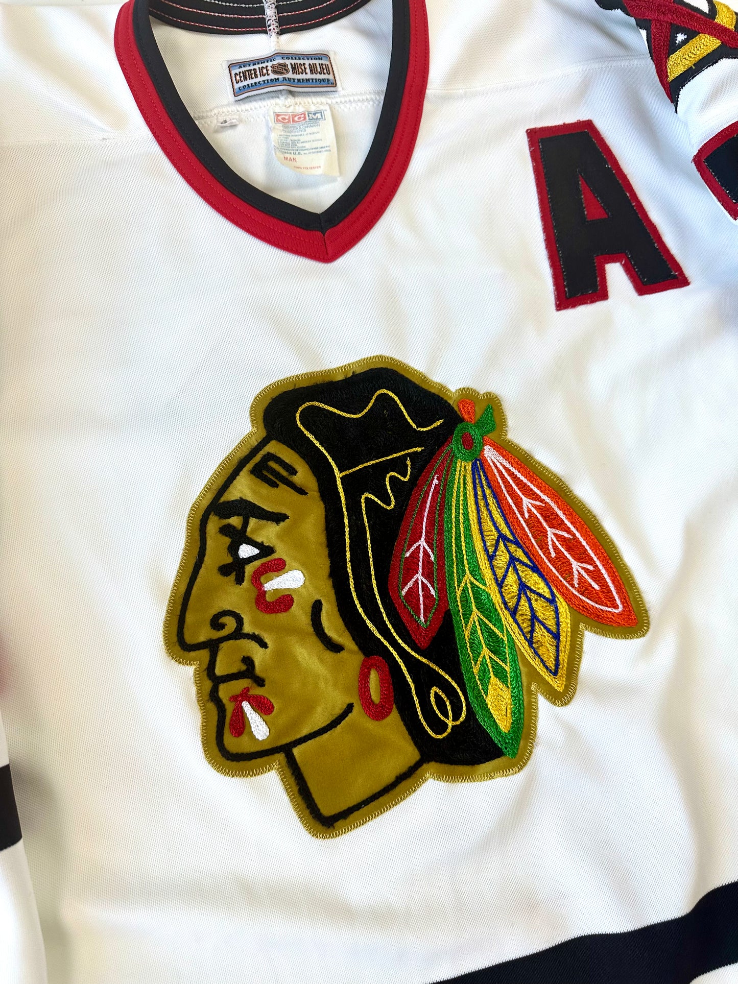 Chicago Blackhawks 1990-1993 Chris Chelios NHL Hockey Jersey (44/Medium)
