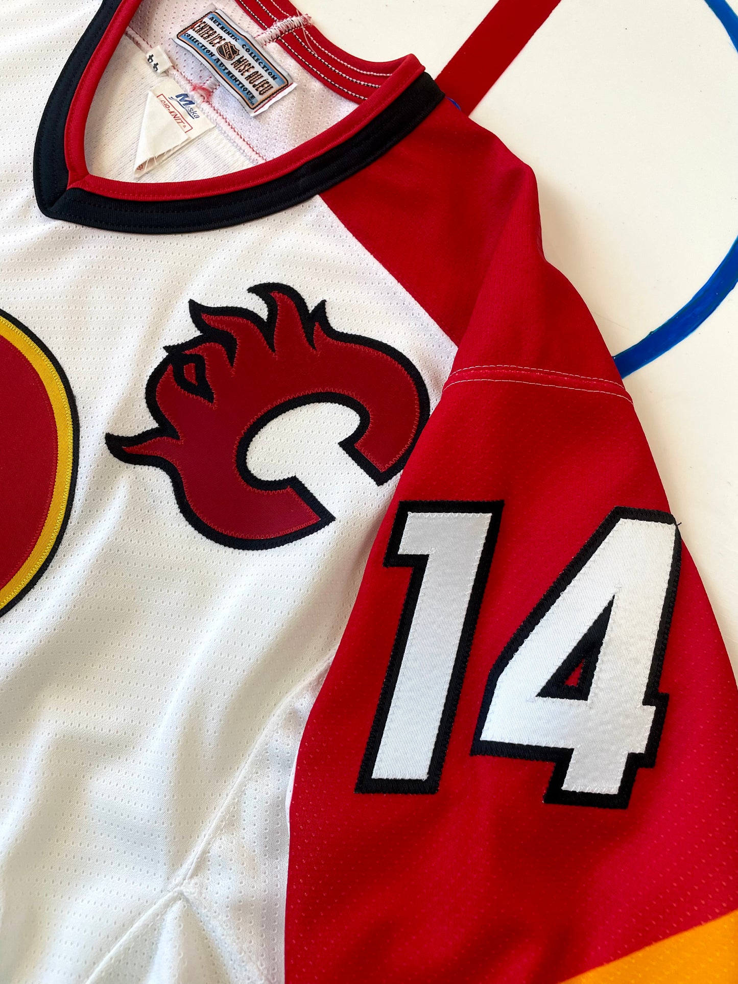 Calgary Flames 1996-1997 Theoren Fleury NHL Hockey Jersey (44/Medium)