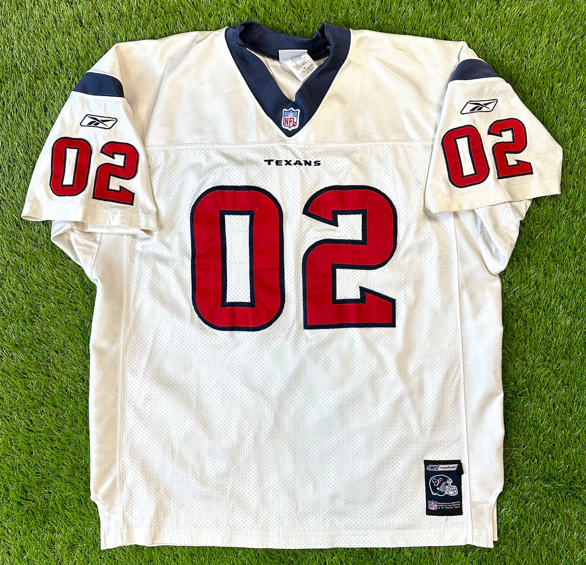 Houston Texans 2001 Prototype NFL Football Jersey (54/XXL) – Grail