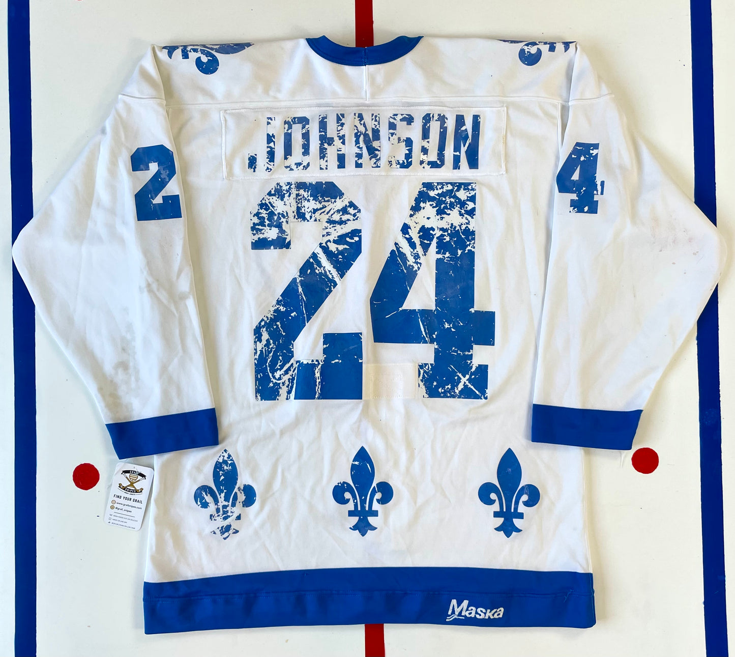 Quebec Nordiques 1981-83 Terry Johnson Game Worn Hockey Jersey (50/XL)