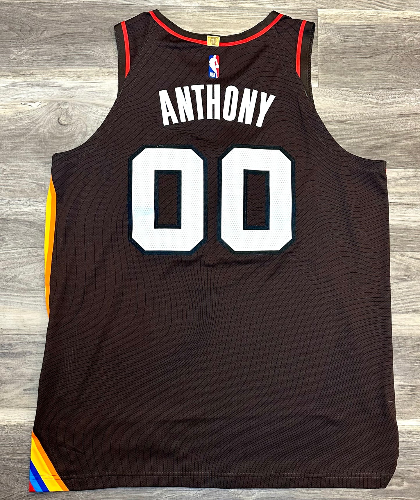 Portland Trail Blazers Carmelo Anthony 2020-2021 Oregon City Edition NBA Basketball Jersey (52/XL)