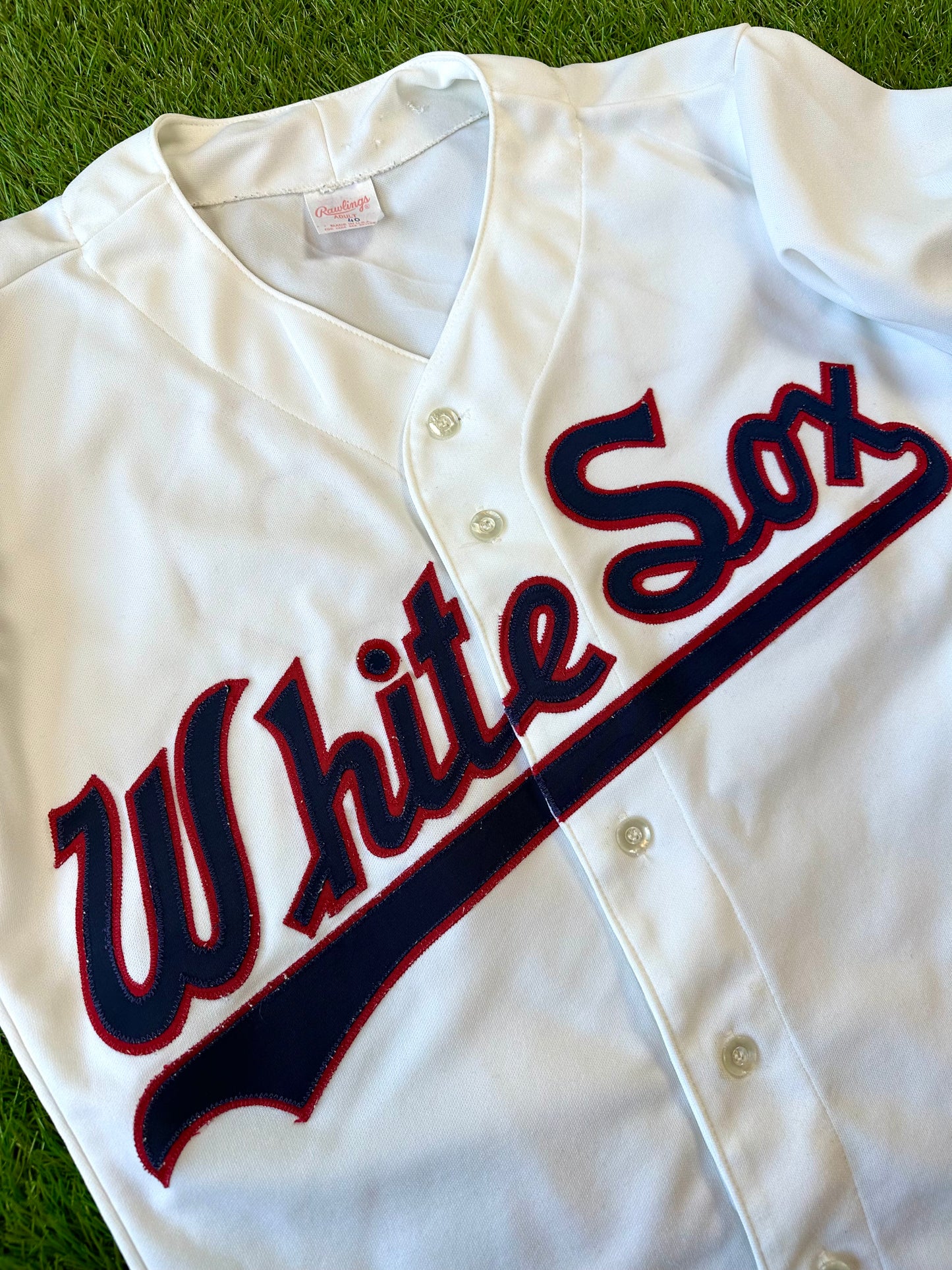Chicago White Sox 1987-1990 Ivan Calderon MLB Baseball Jersey (40/Medium)