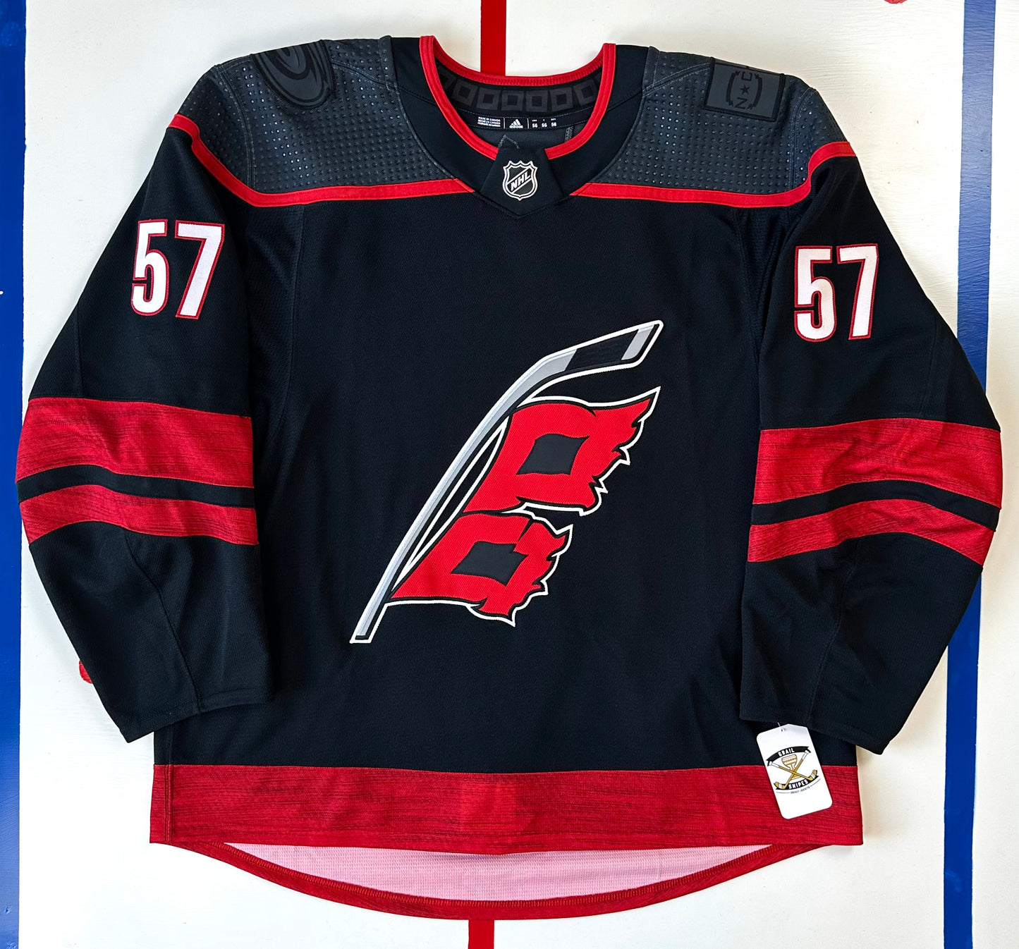 Carolina Hurricanes 2019-2020 Trevor Van Riemsdyk NHL Hockey Jersey (56/XXL)