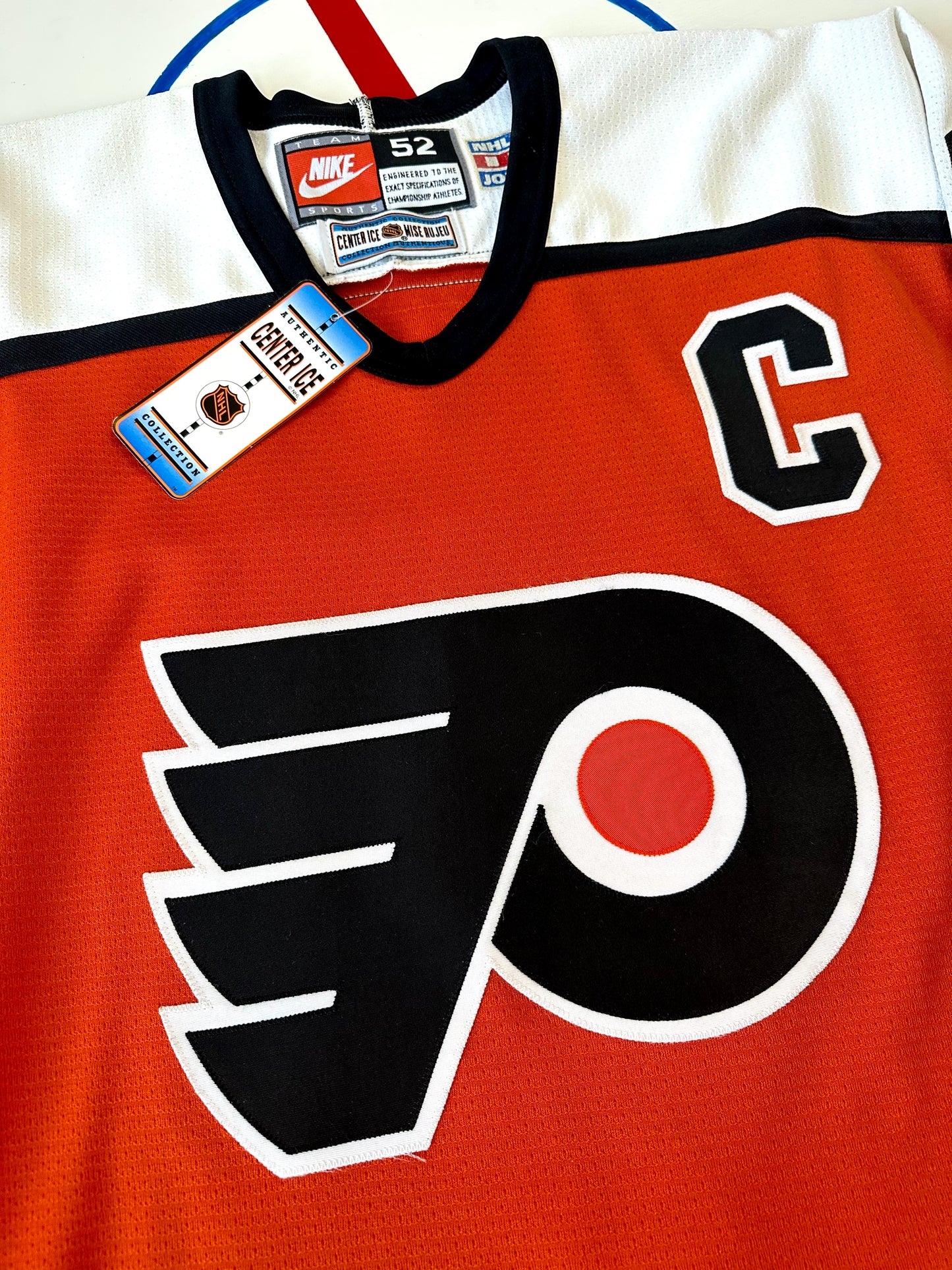 Philadelphia Flyers 1996-1999 Eric Lindros NHL Hockey Jersey (52/XL)
