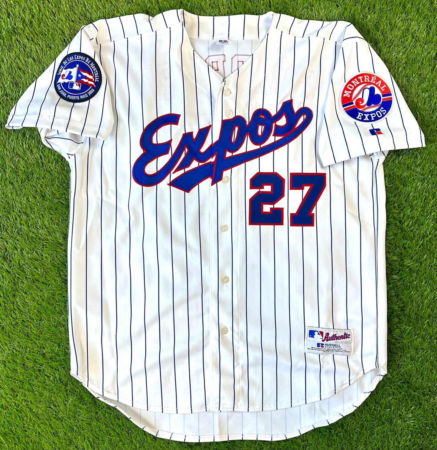 Montreal Expos 2003 Vladimir Guerrero MLB Baseball Jersey (48/XL)