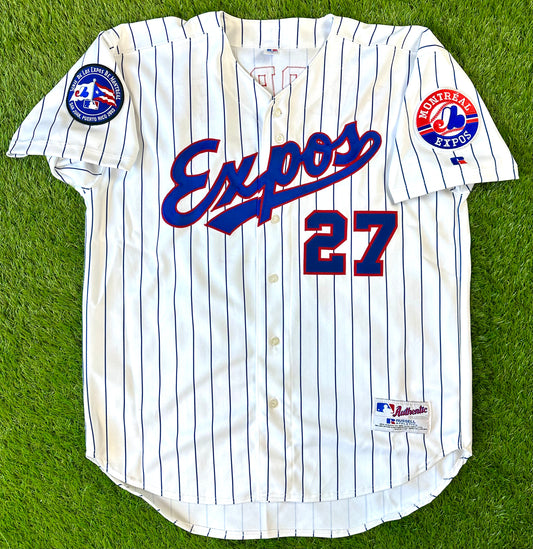 Montreal Expos 2003 Vladimir Guerrero MLB Baseball Jersey (48/XL)