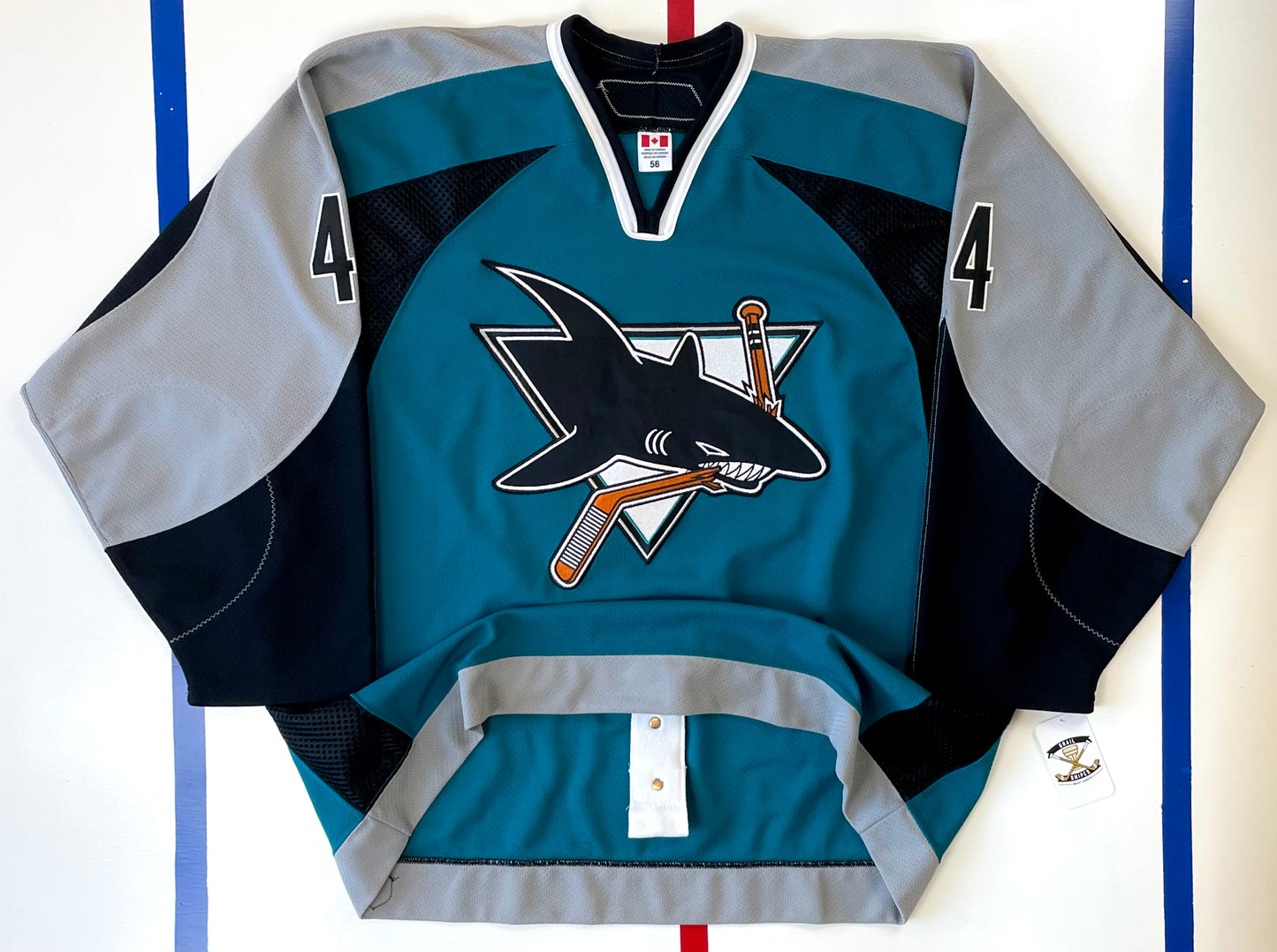 San Jose Sharks 2006-07 Marc-Edouard Vlasic NHL Hockey Jersey (56/XXL)