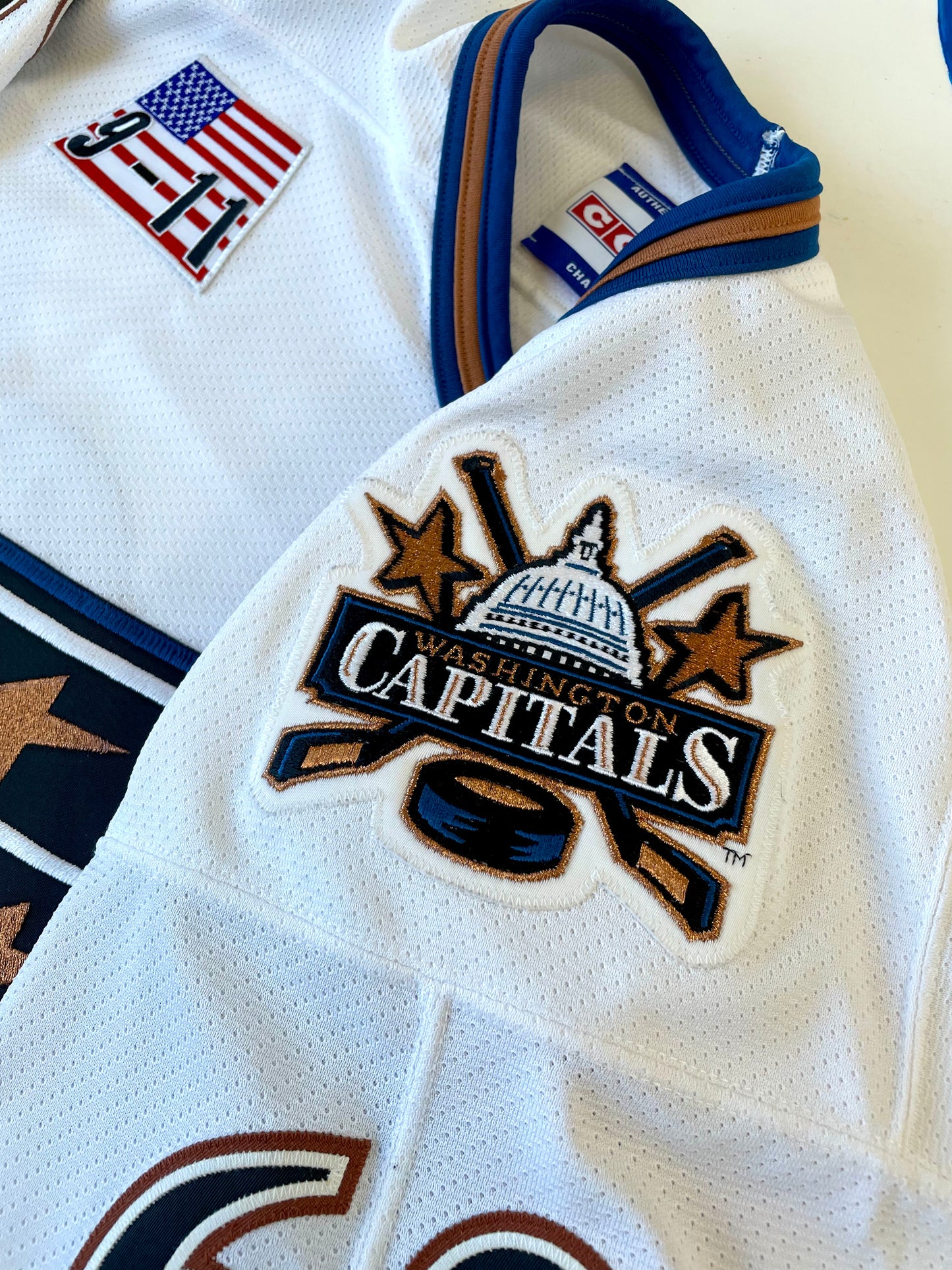 Washington Capitals 2001 -02 Jaromir Jagr “Screaming Eagle” Hockey Jersey (48/Large)