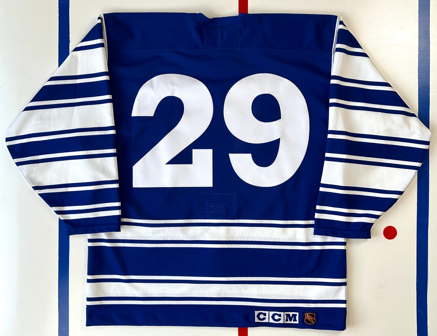 Toronto Maple Leafs 1996-1997 Felix Potvin Maple Leaf Gardens 65th Anniversary NHL Hockey Jersey (52/XL)