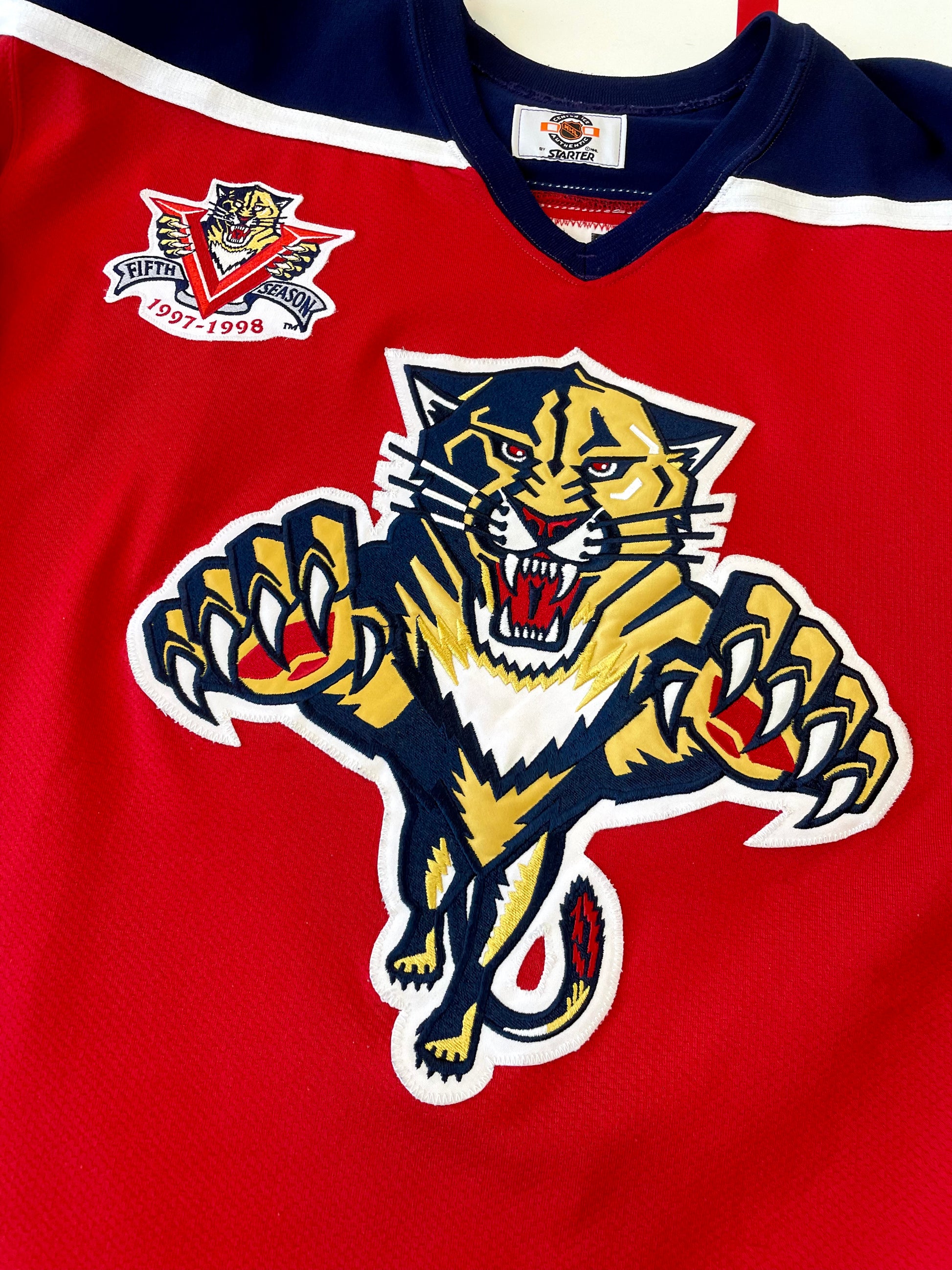 Team Issued Florida Panthers Vintage Authentic Dino Ciccarelli NHL Hockey  Jersey