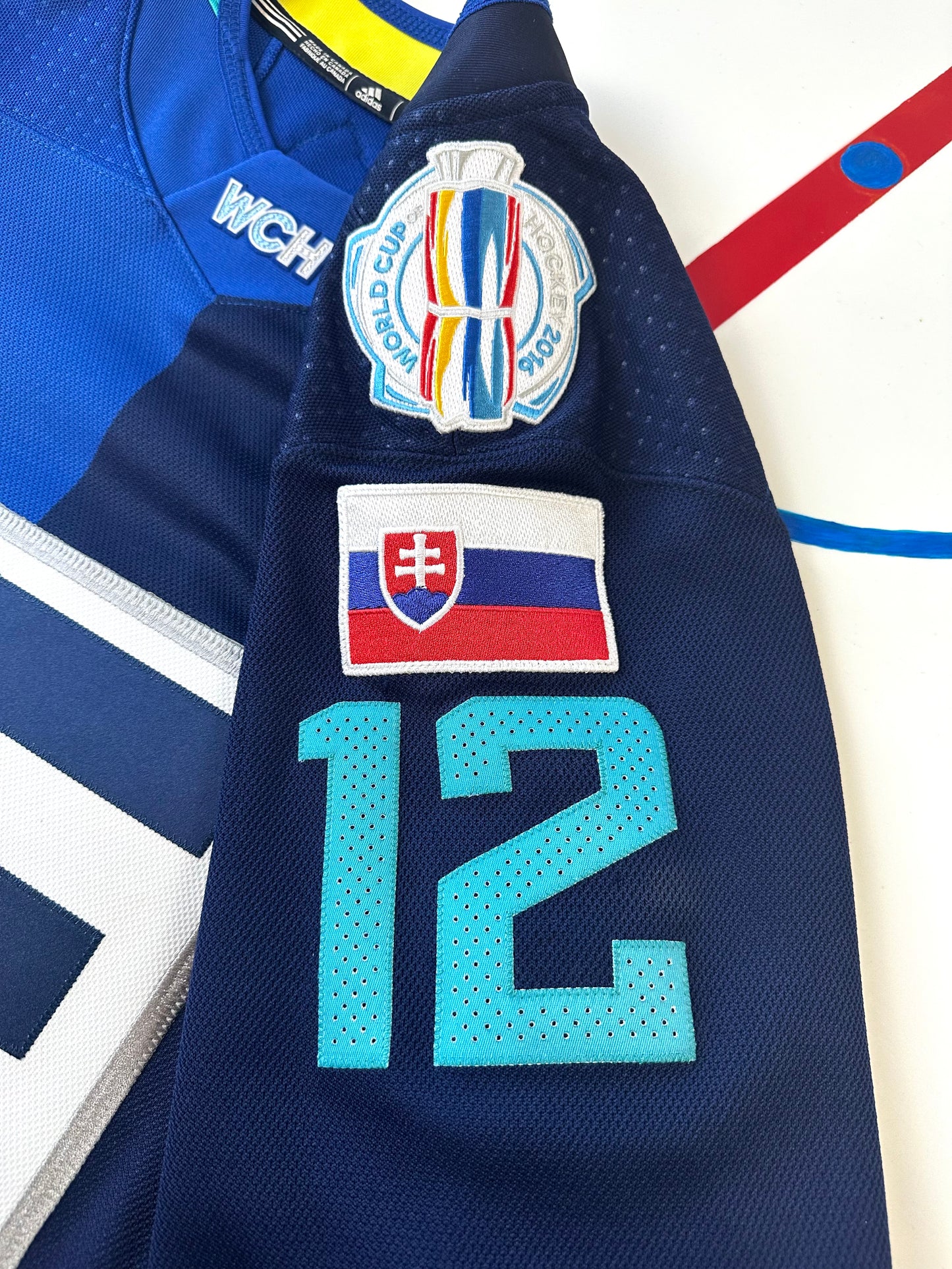 Marian Gaborik 2016 World Cup of Hockey Team Europe Slovakia Hockey Jersey (46/Small)