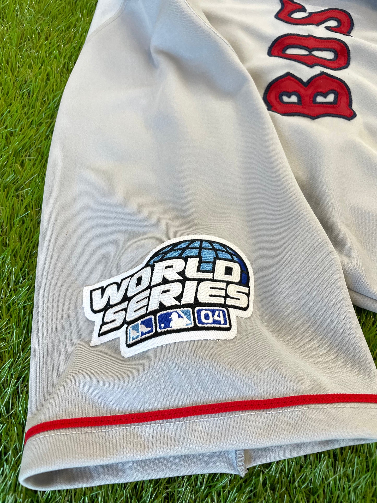 Boston Red Sox Pedro Martinez 2004 World Series MLB Baseball Jersey (48/XL)