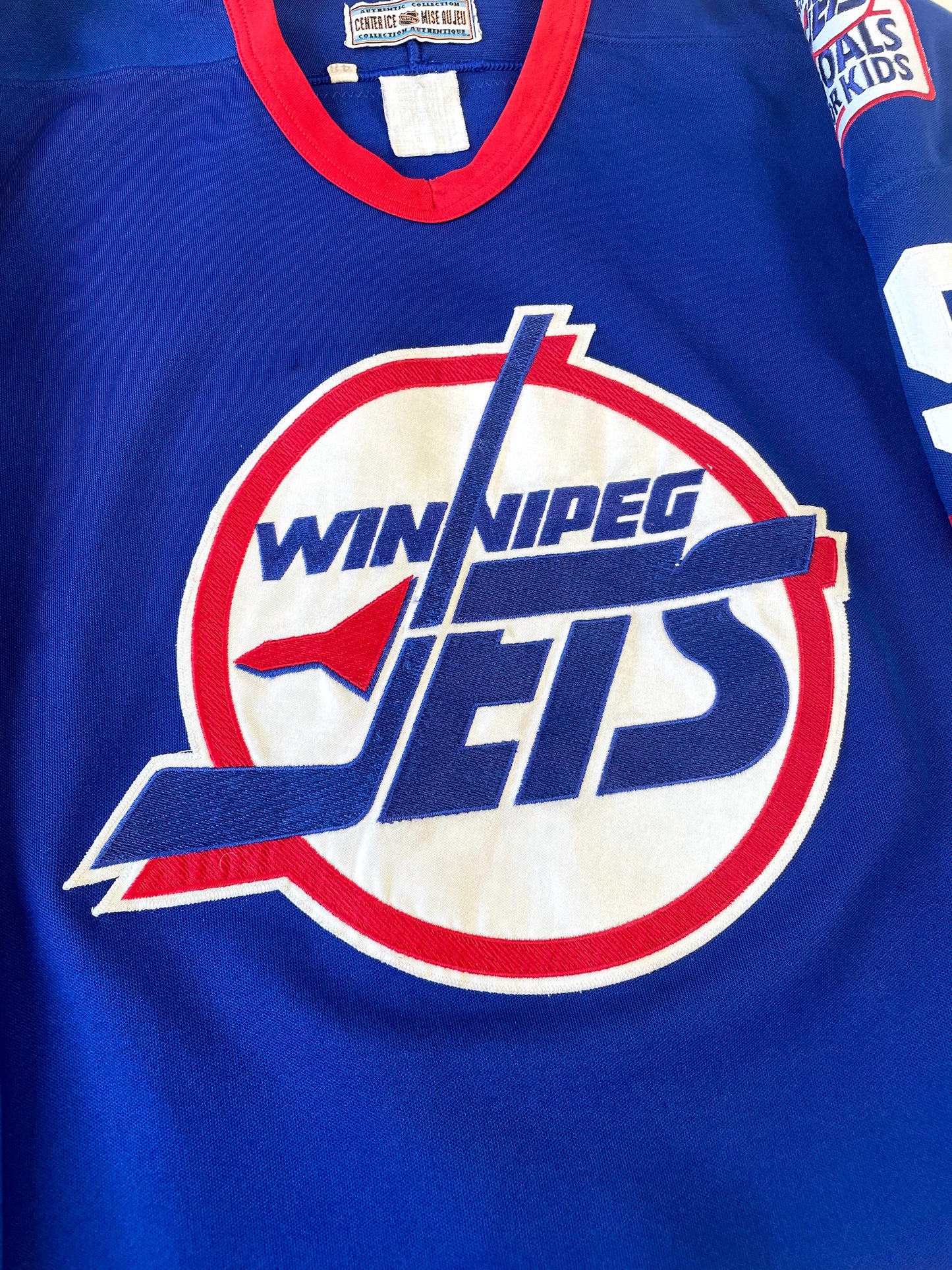 Winnipeg Jets 1990-91 Kris Draper Hockey Jersey (48/Large)