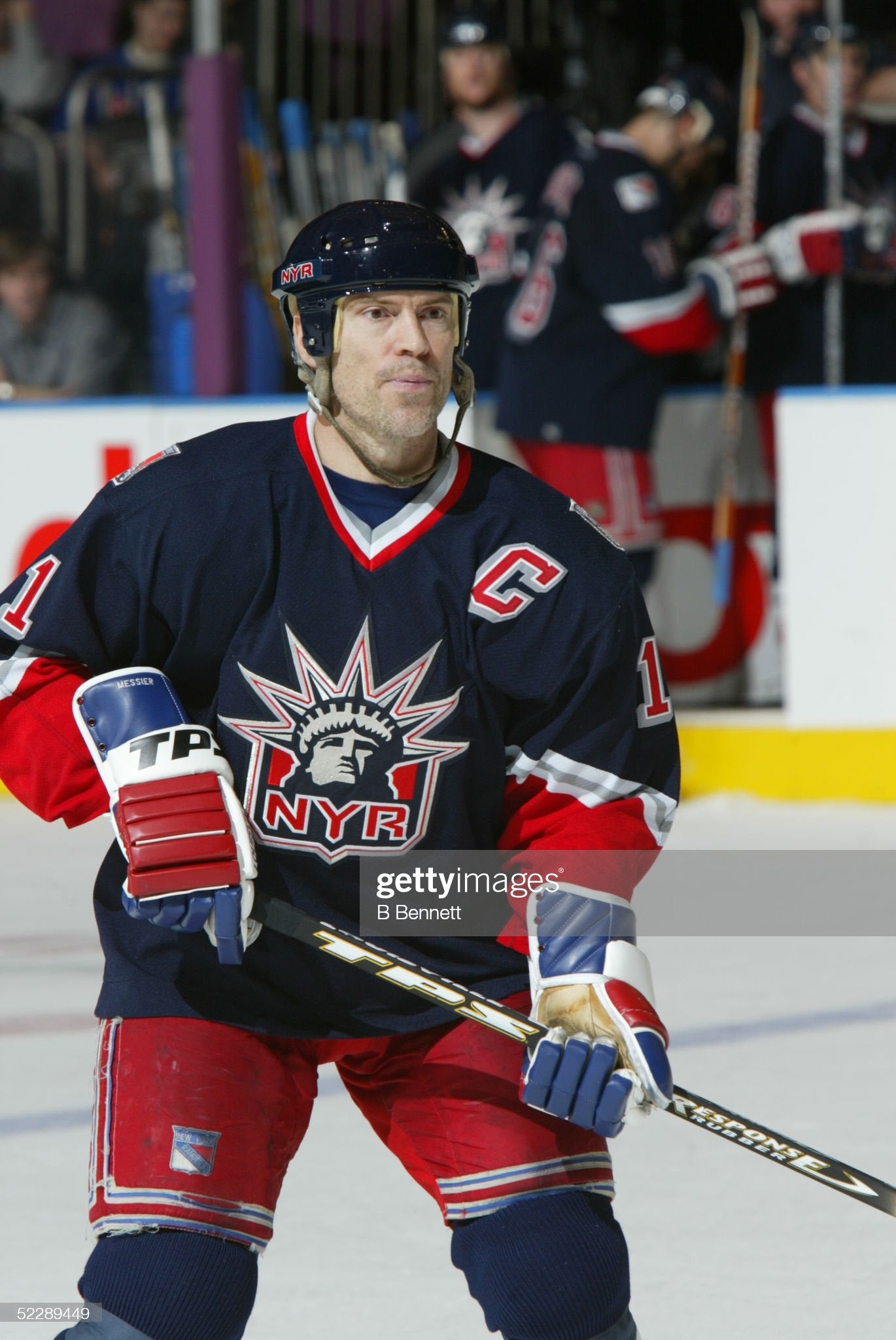 New York Rangers 2001-2004 Mark Messier “Lady Liberty” Hockey Jersey (48/Large)
