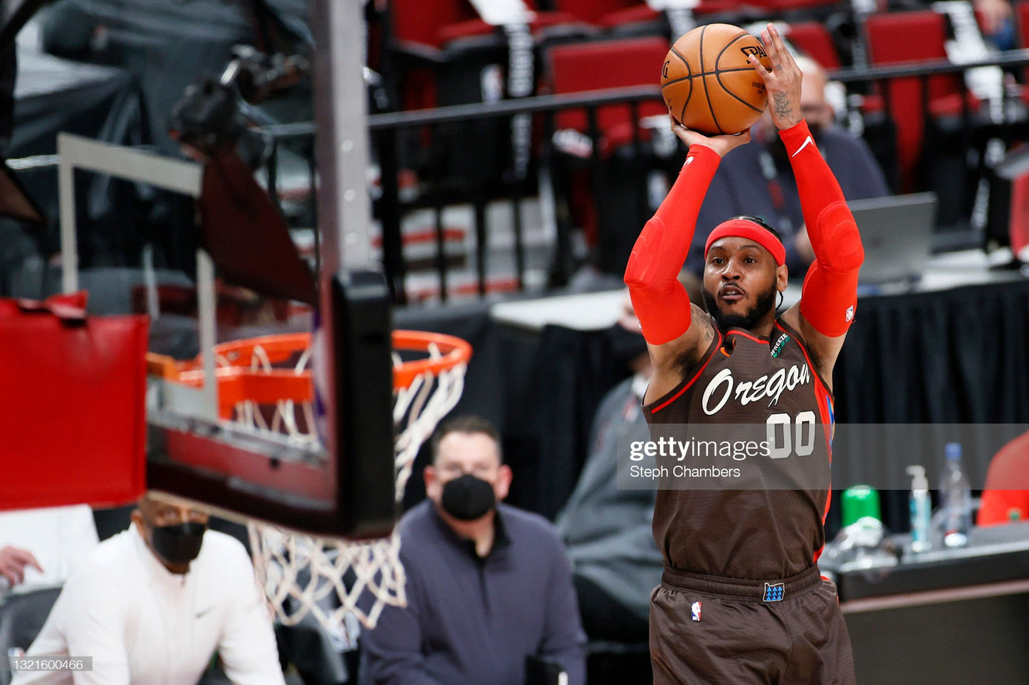 Portland Trail Blazers Carmelo Anthony 2020-2021 Oregon City Edition NBA Basketball Jersey (52/XL)