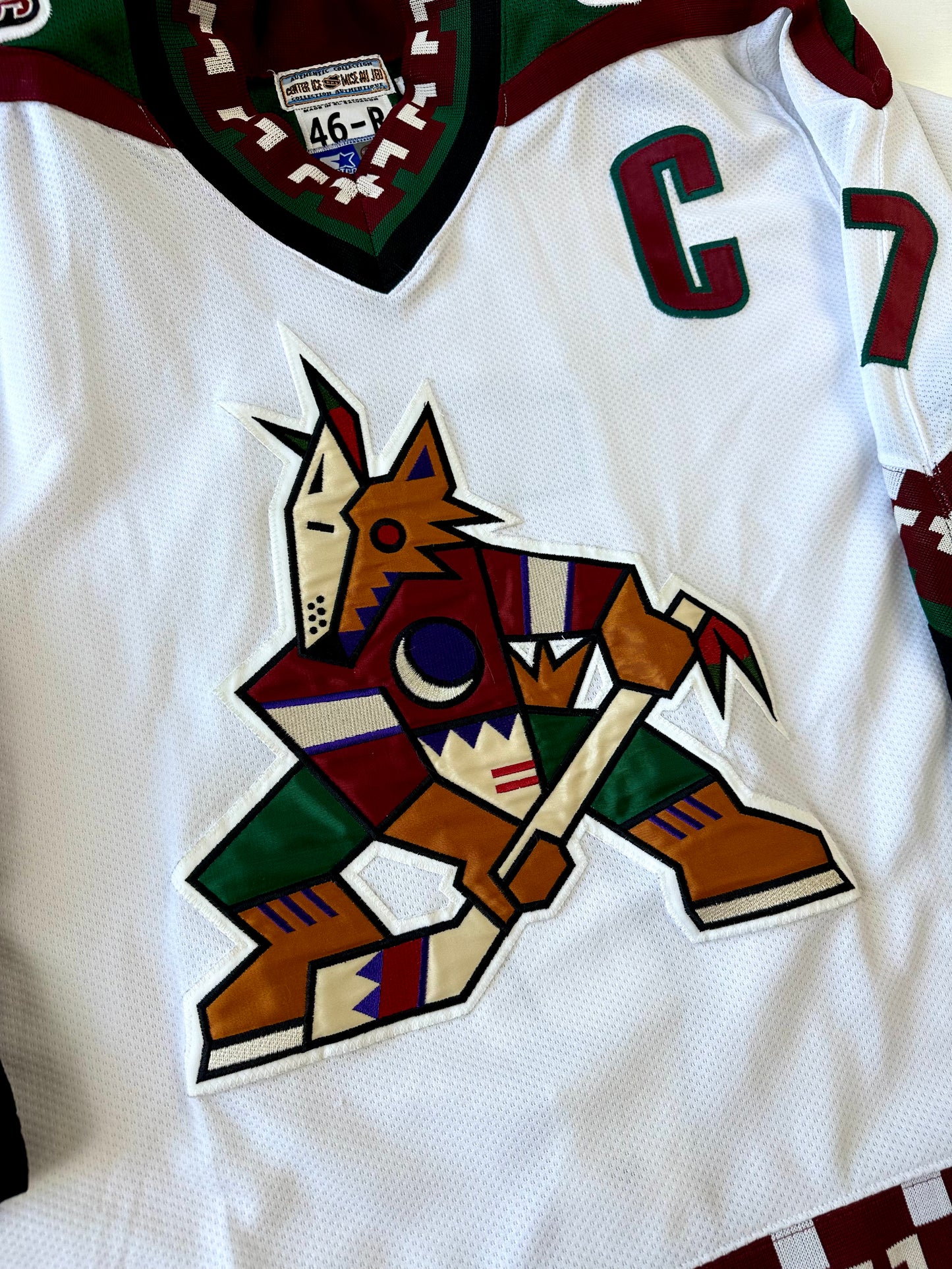 Phoenix Coyotes 1996-1999 Keith Tkachuk NHL Hockey Jersey (46/Medium)
