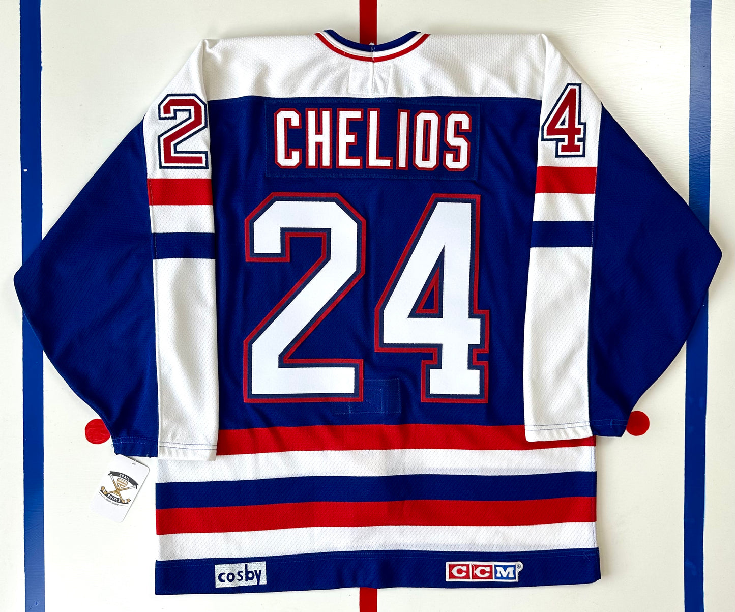 Team USA Chris Chelios 1987 Canada Cup Hockey Jersey (50/XL)