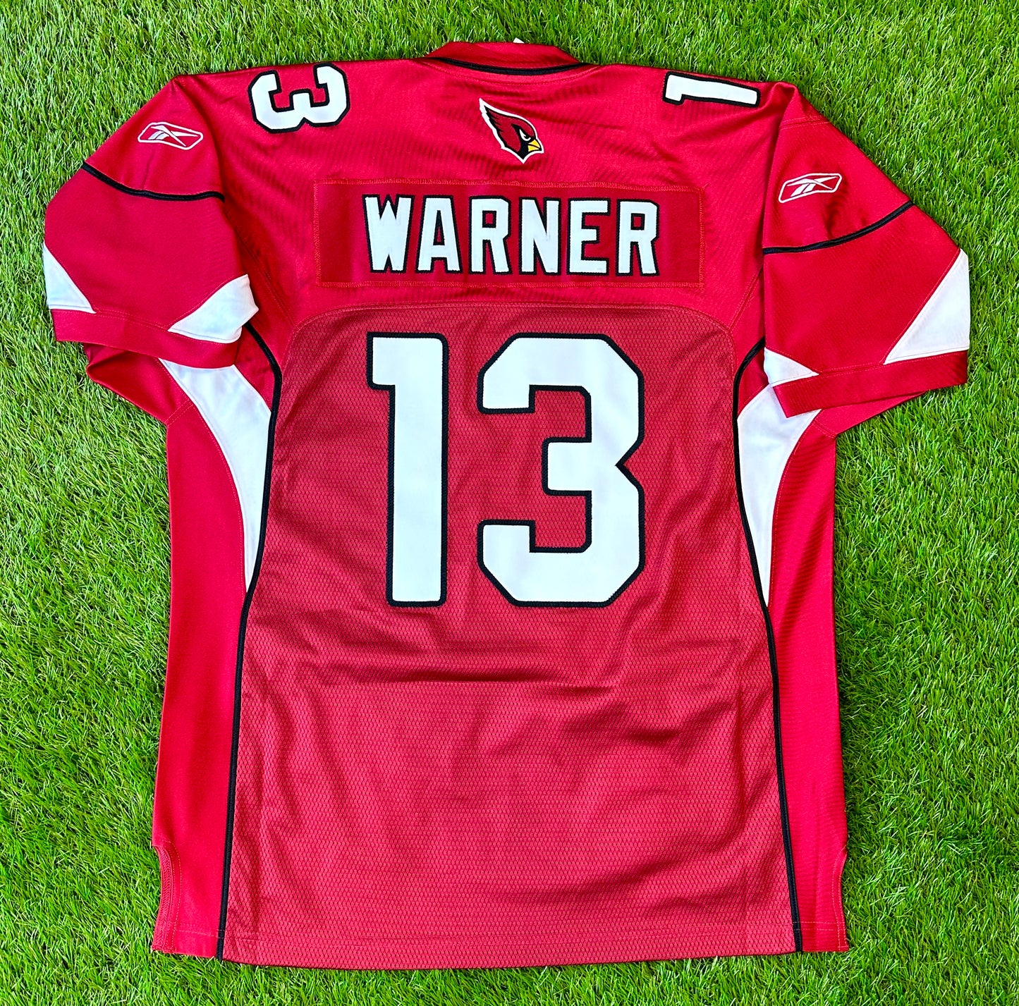 Arizona Cardinals Kurt Warner 2008 Super Bowl XLIII NFL Football Jersey (48/Large)