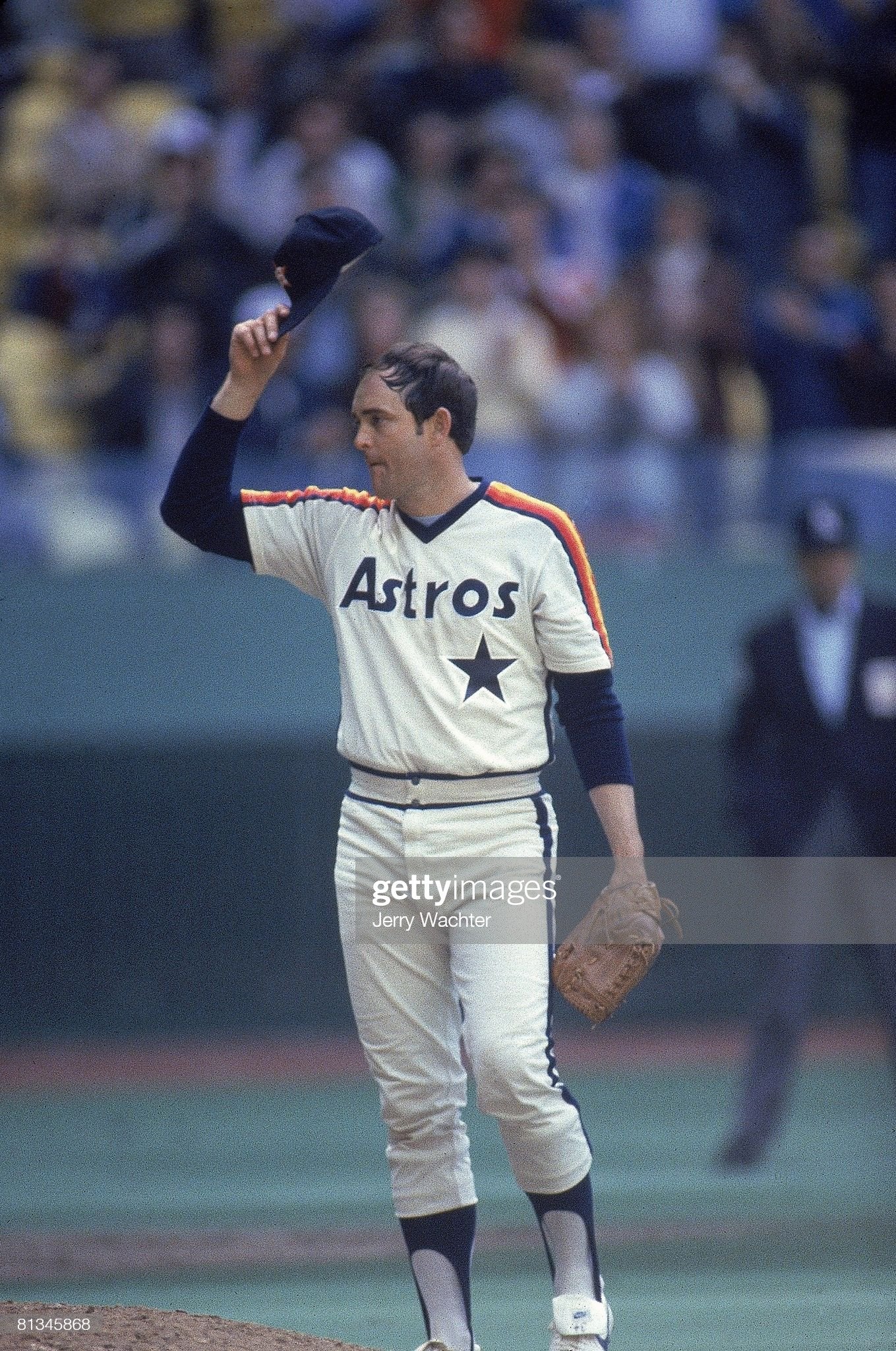 Houston Astros 1982 Nolan Ryan Cream Alternate MLB Baseball Jersey (44/Medium)