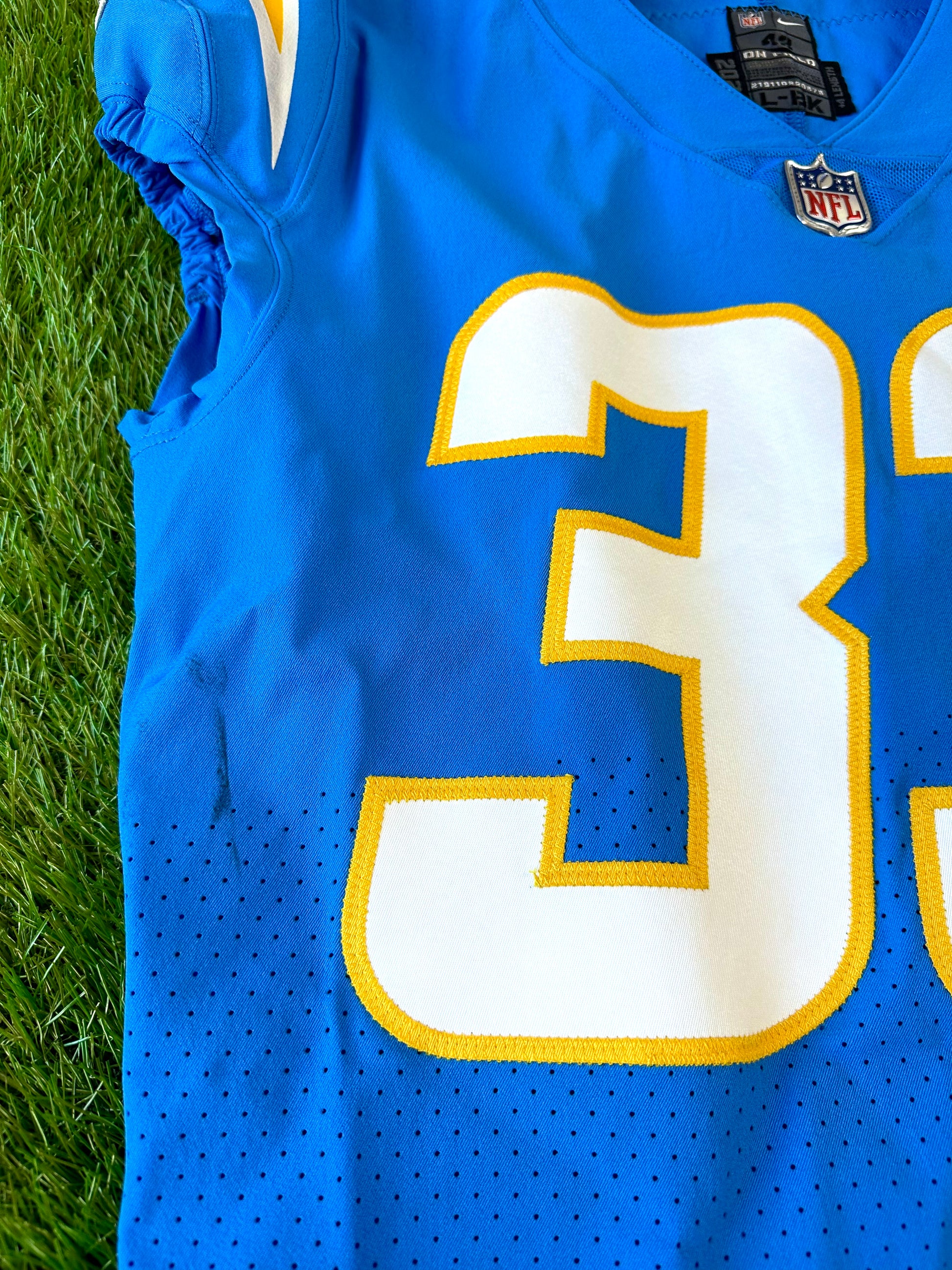 HOT HOT!! Derwin James Jr. Los Angeles Chargers Player Name & Number T- Shirt