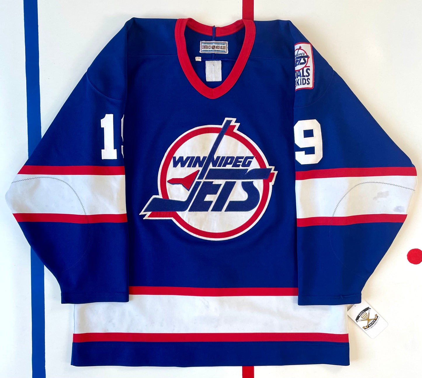 Winnipeg Jets 1990-91 Kris Draper Hockey Jersey (48/Large)