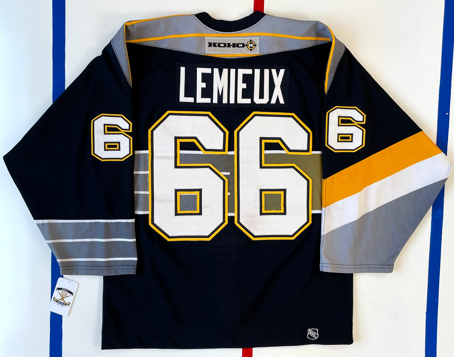 Pittsburgh Penguins 2001-02 Mario Lemieux Hockey Jersey (48/Large)