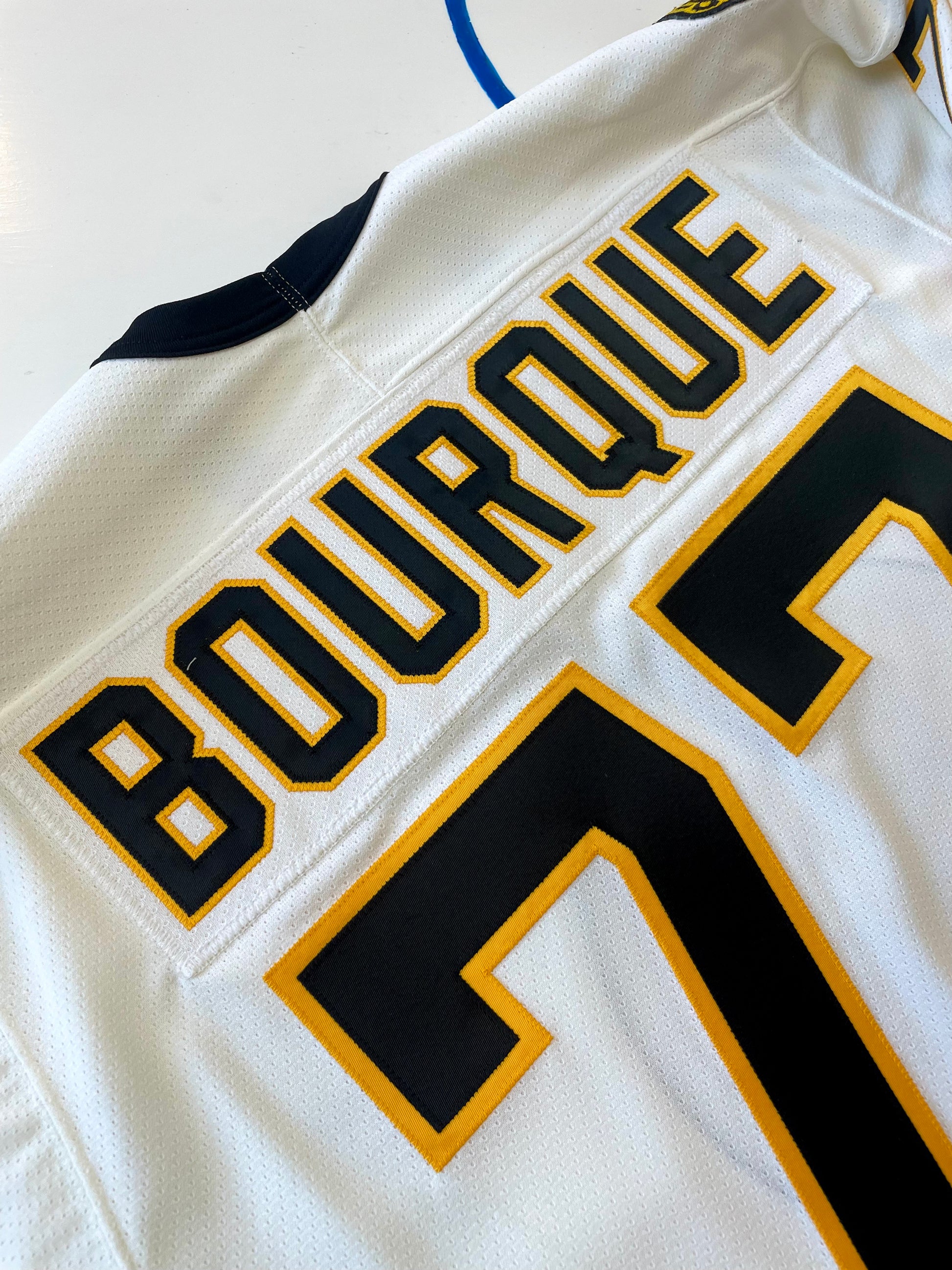Mitchell & Ness Blue Line Ray Bourque Boston Bruins White 1989 Jersey