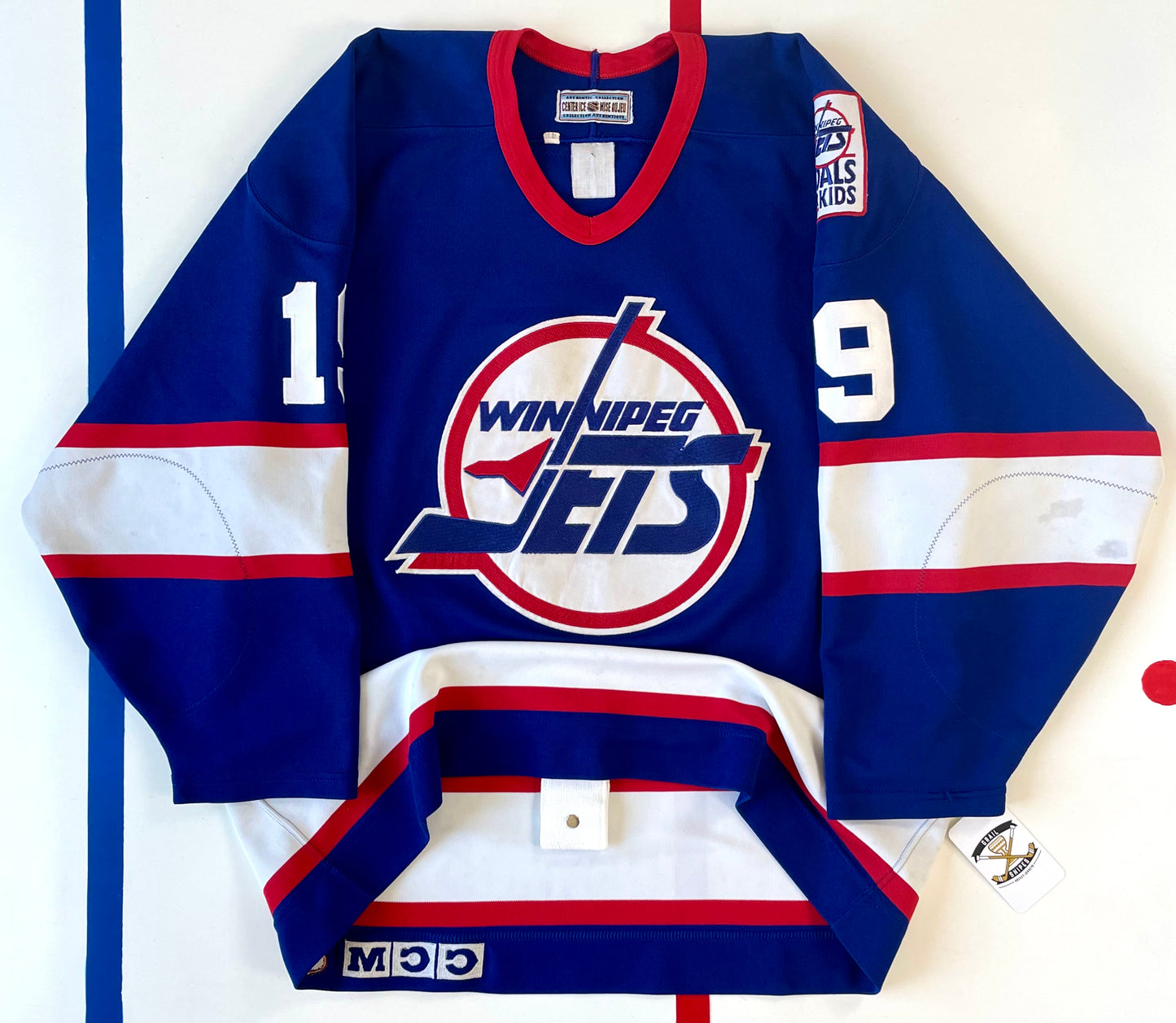 Winnipeg Jets 1990-91 Kris Draper Hockey Jersey (48/Large)