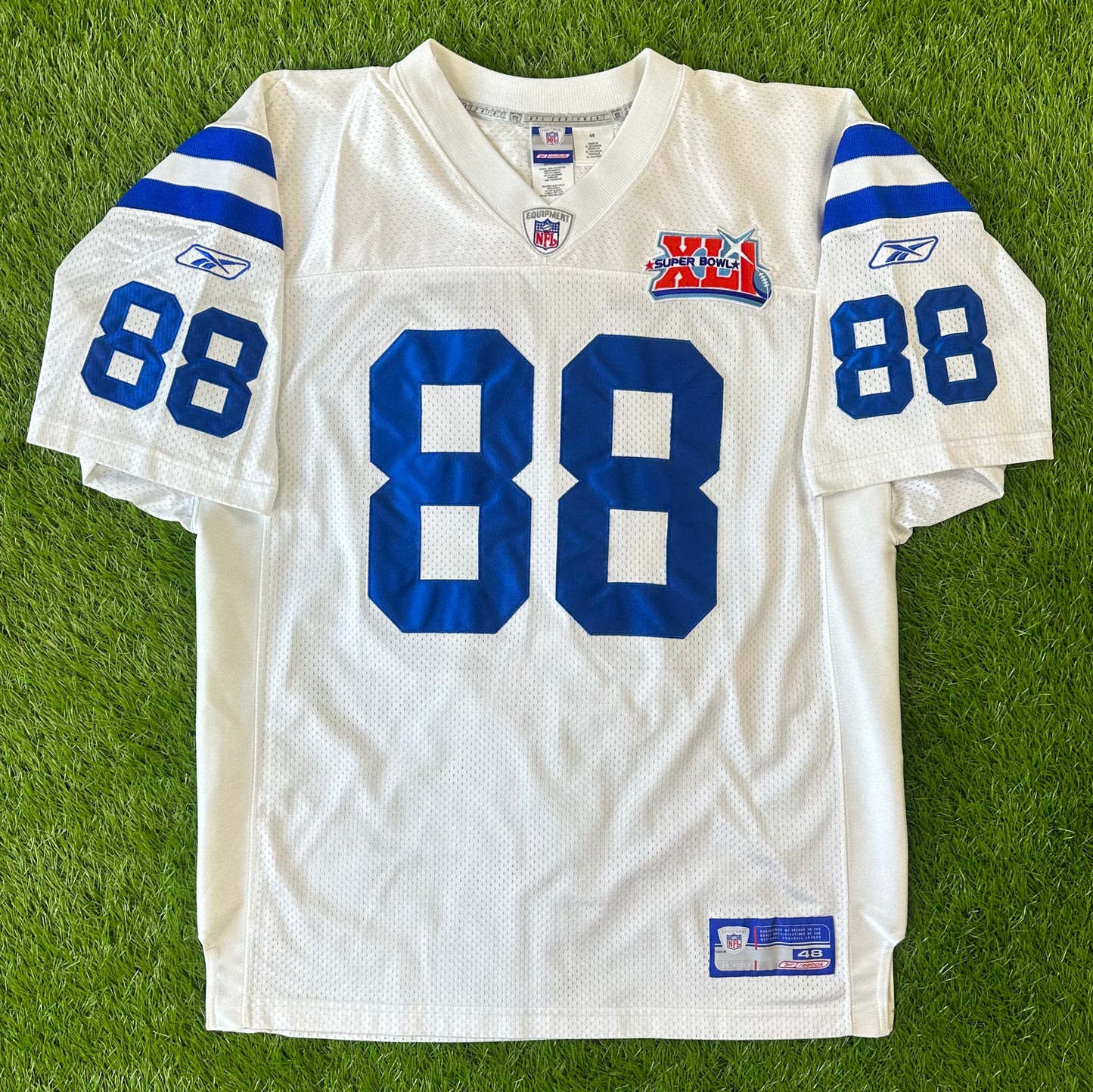 Indianapolis Colts 2006-2007 Marvin Harrison Super Bowl XLI NFL Football Jersey (48/Large)