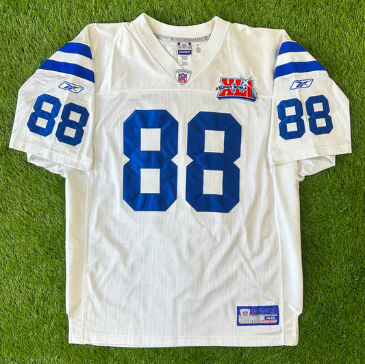Indianapolis Colts 2006-2007 Marvin Harrison Super Bowl XLI NFL Football Jersey (48/Large)