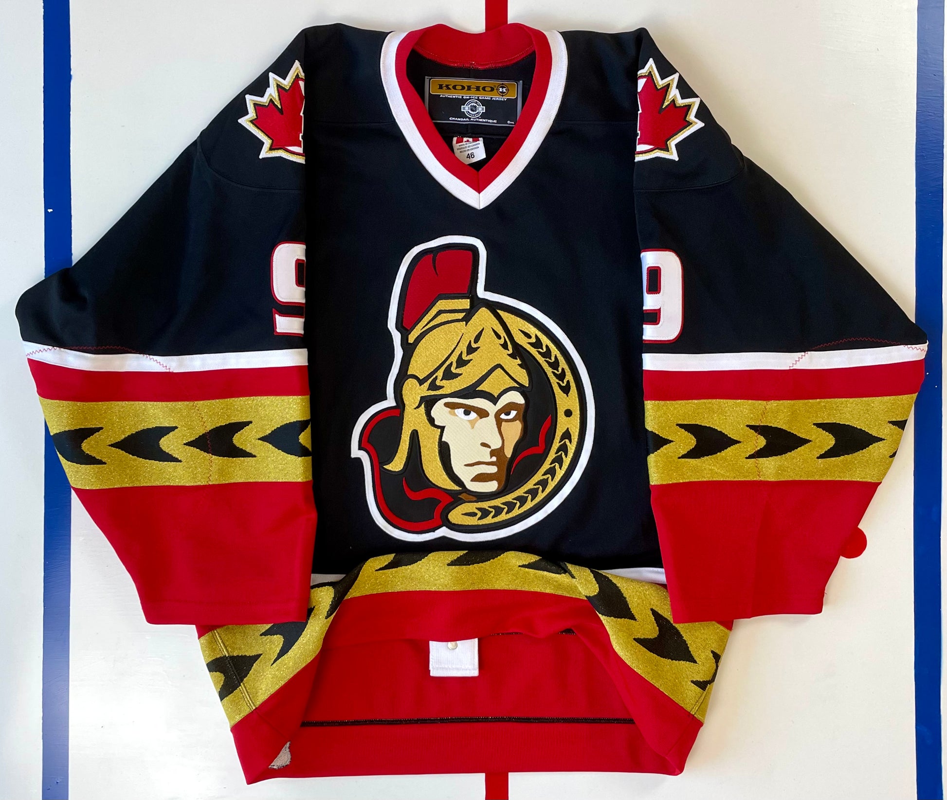 Vintage Ottawa Senators Black CCM NHL Jersey